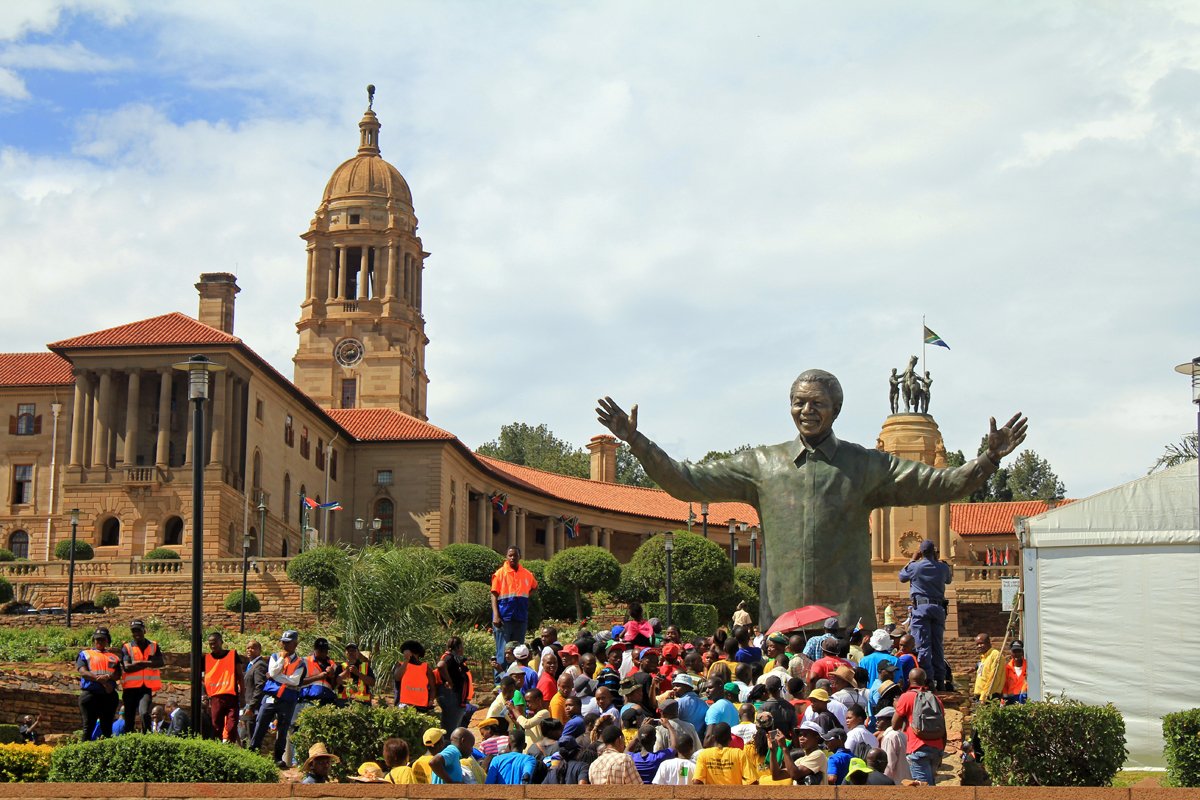 Pretoria, statue de Nelson Mandela