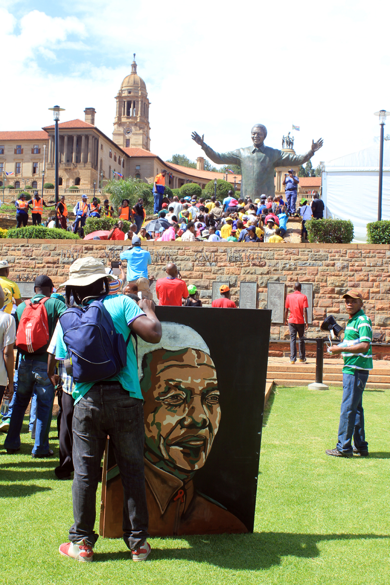 Pretoria, portrait de Nelson Mandela