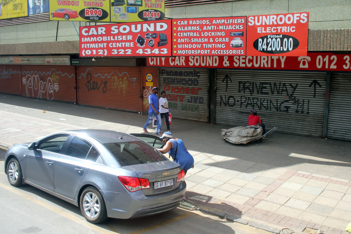 Pretoria, voiture, centre ville