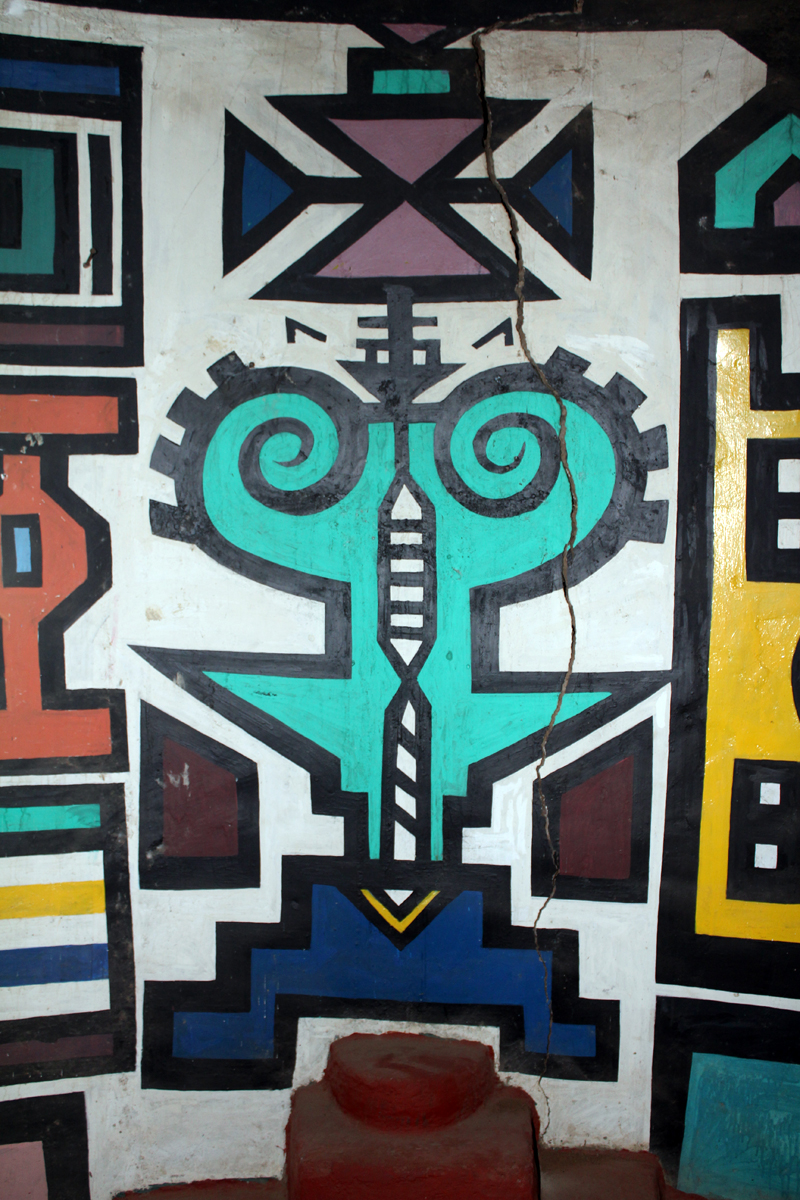 Village Ndebele, graphisme