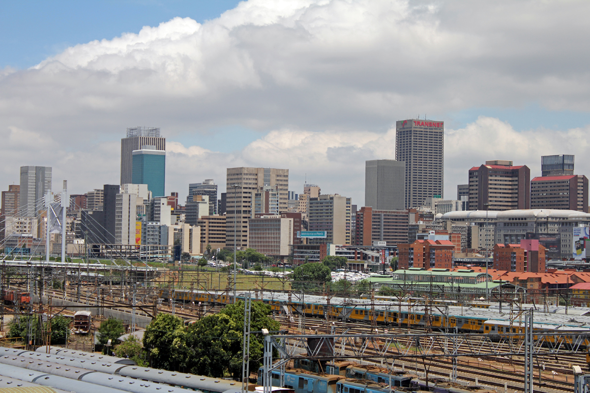 Johannesbourg, trains, rail