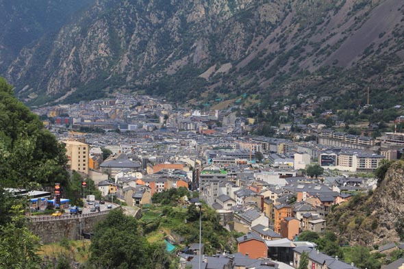 Vue d'Andorre-la-Vieille