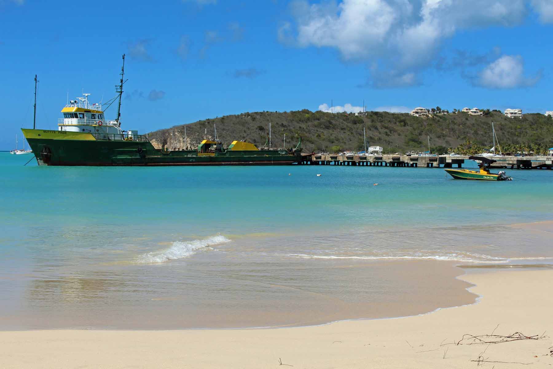 Ile d'Anguilla, Sandy Ground, port