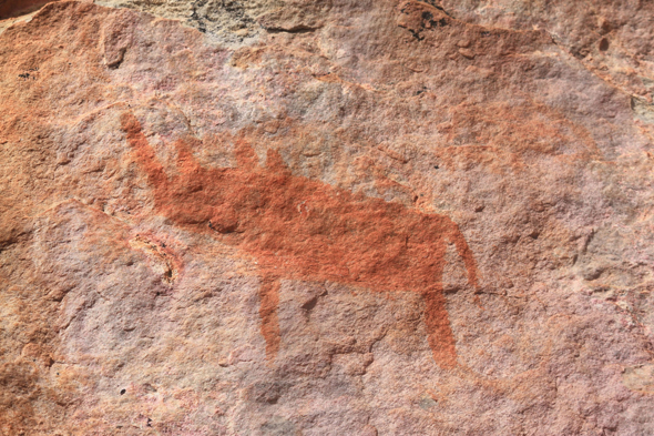 Peinture rupestre, Botswana, Tsodilo Hills