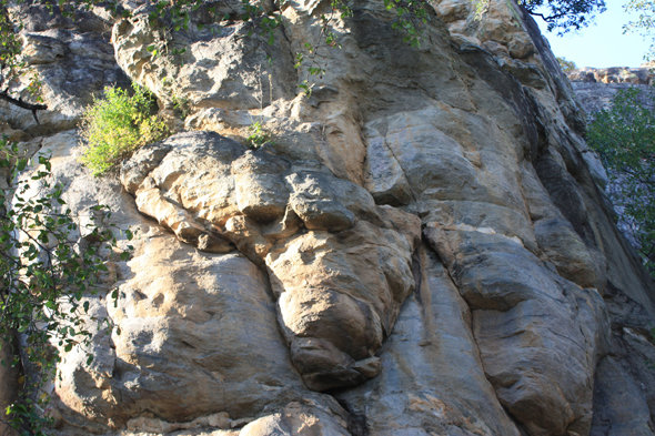 Afrique, Tsodilo Hills, rocher