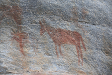 Peinture rupestre de Tsodilo Hills
