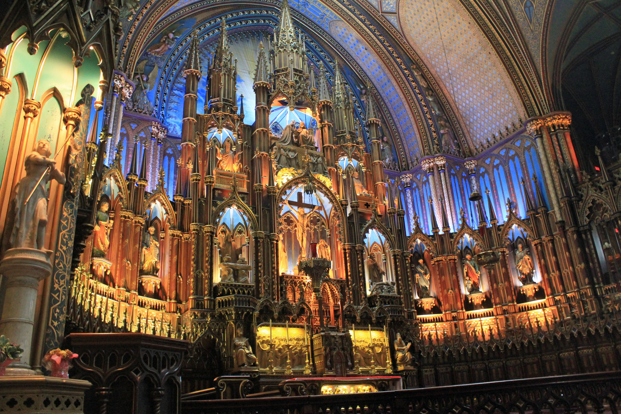 Montréal, cathédrale, intérieur