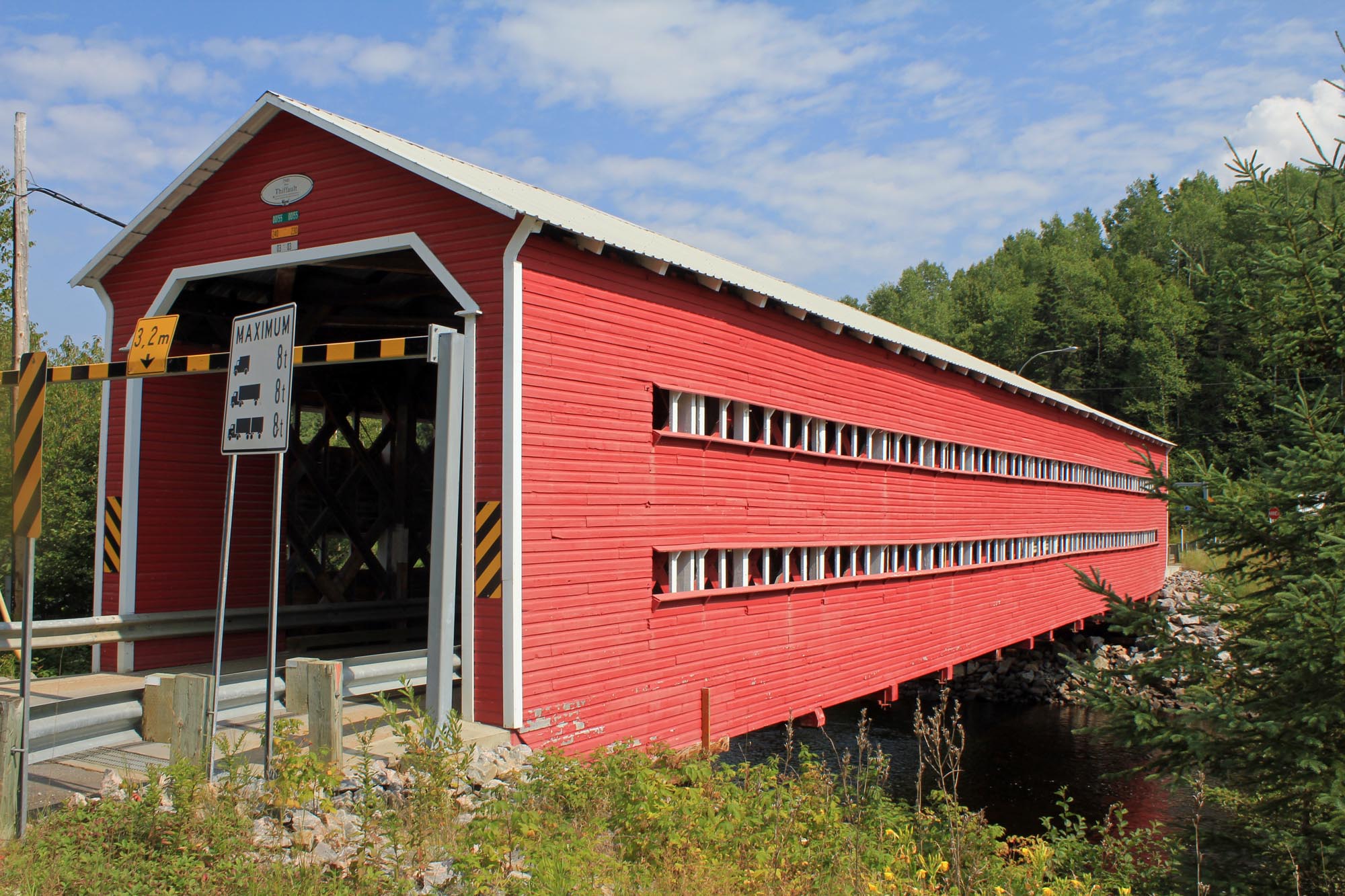 Pont couvert, la Bostonnais