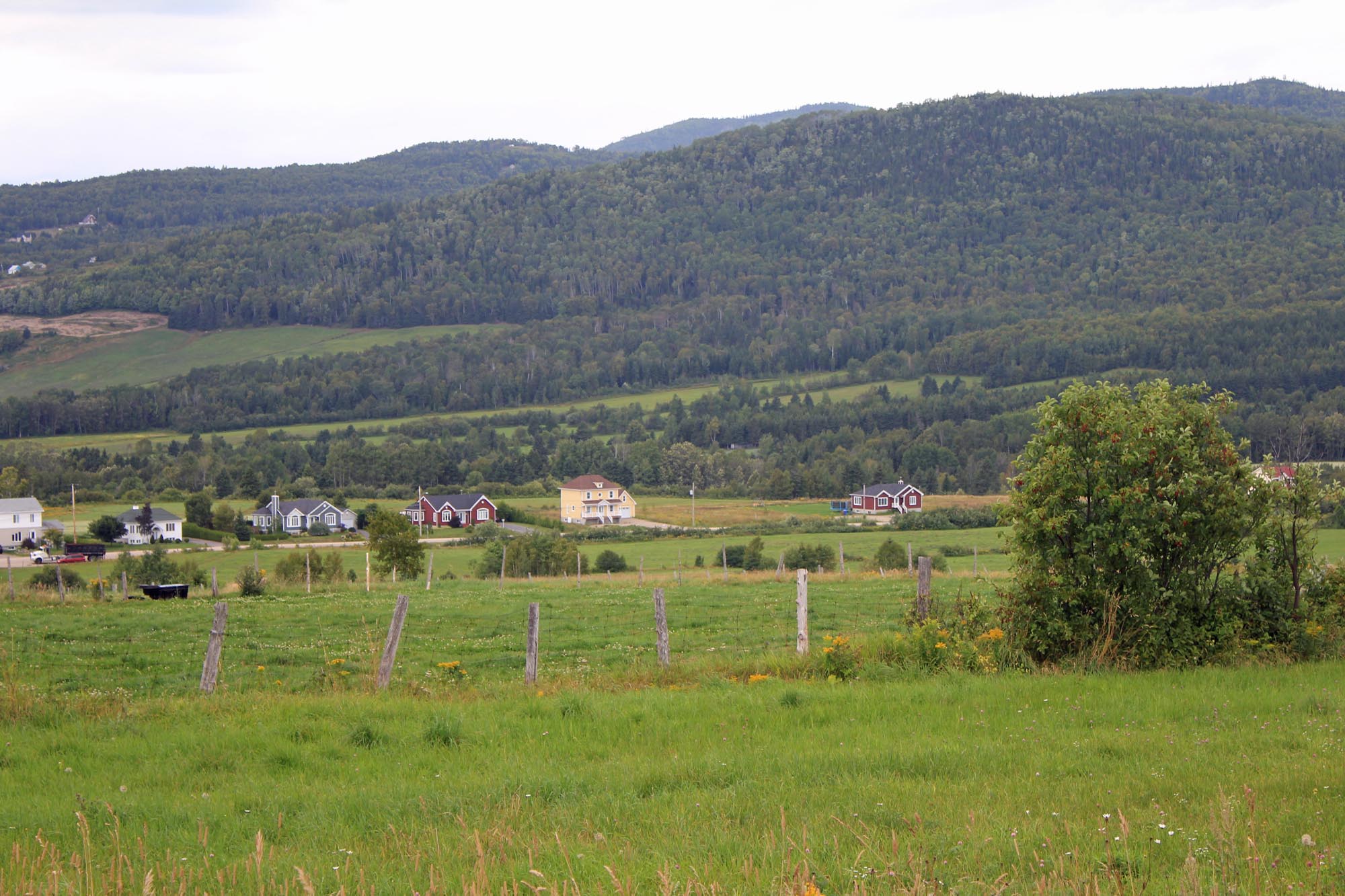 Paysage de la côte de Charlevoix