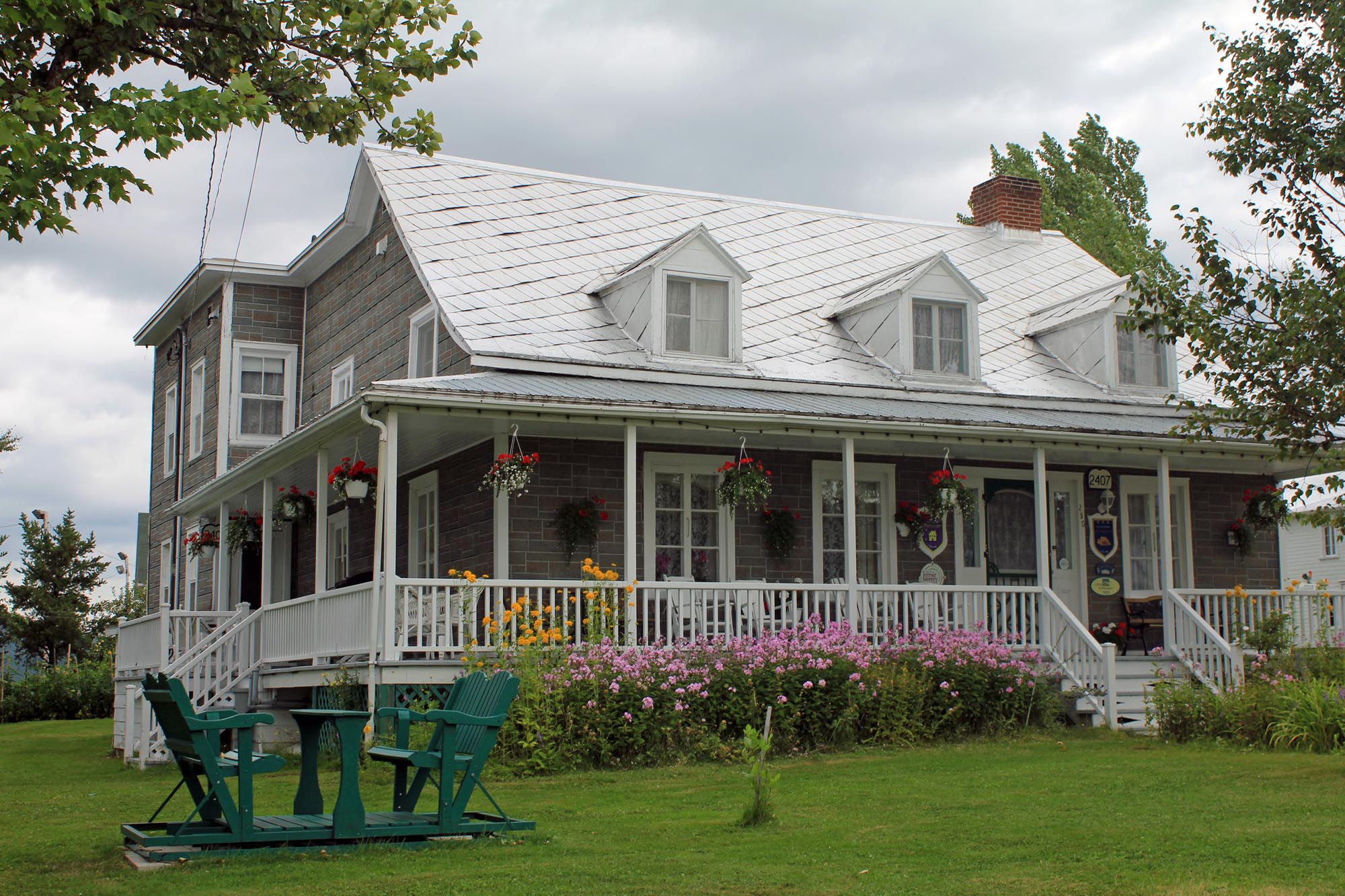 Une maison typique aux Eboulements