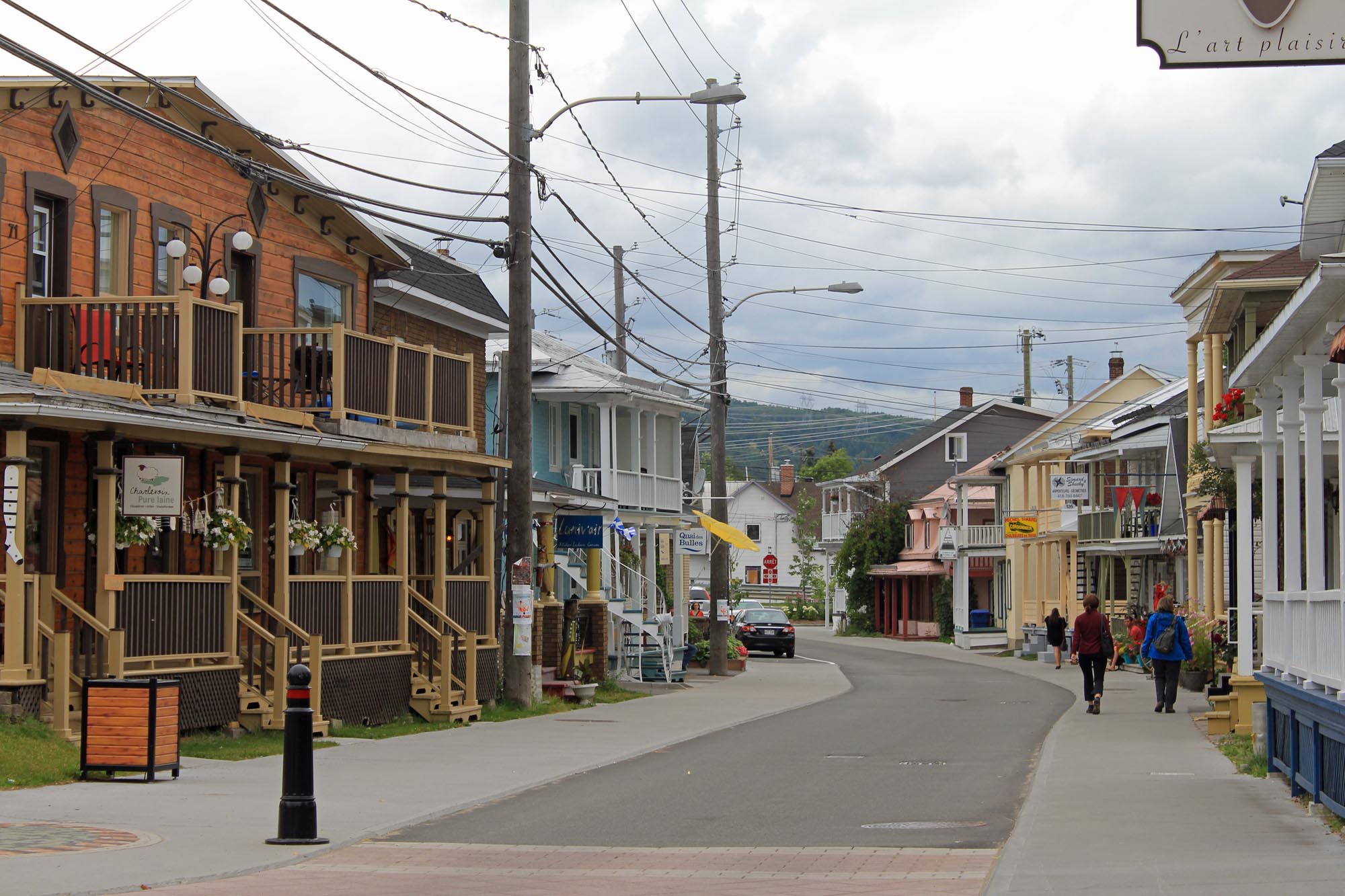 Une rue de Baie-Saint-Paul, Charlevoix