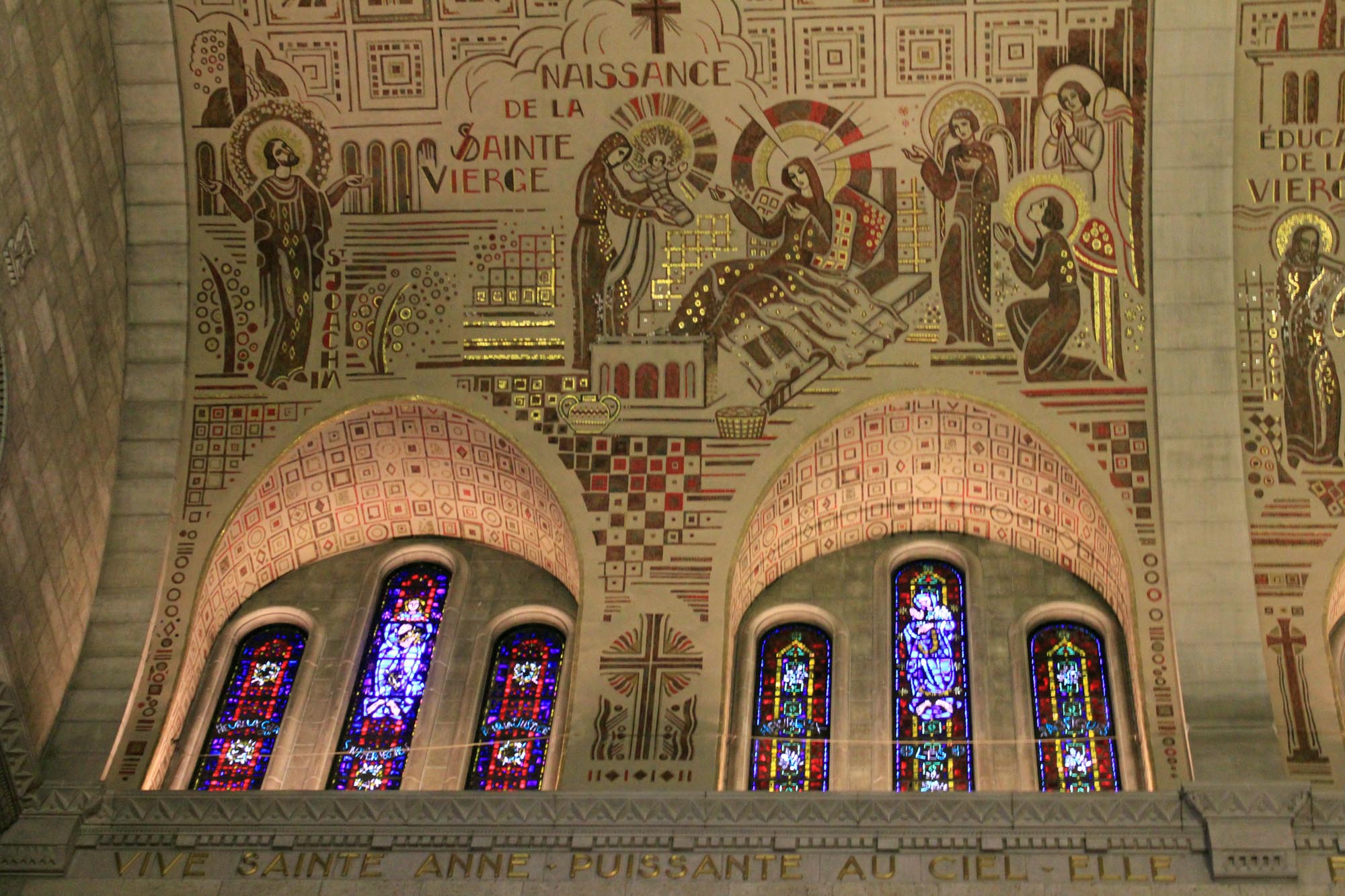 Basilique Sainte-Anne de Beaupré, plafond
