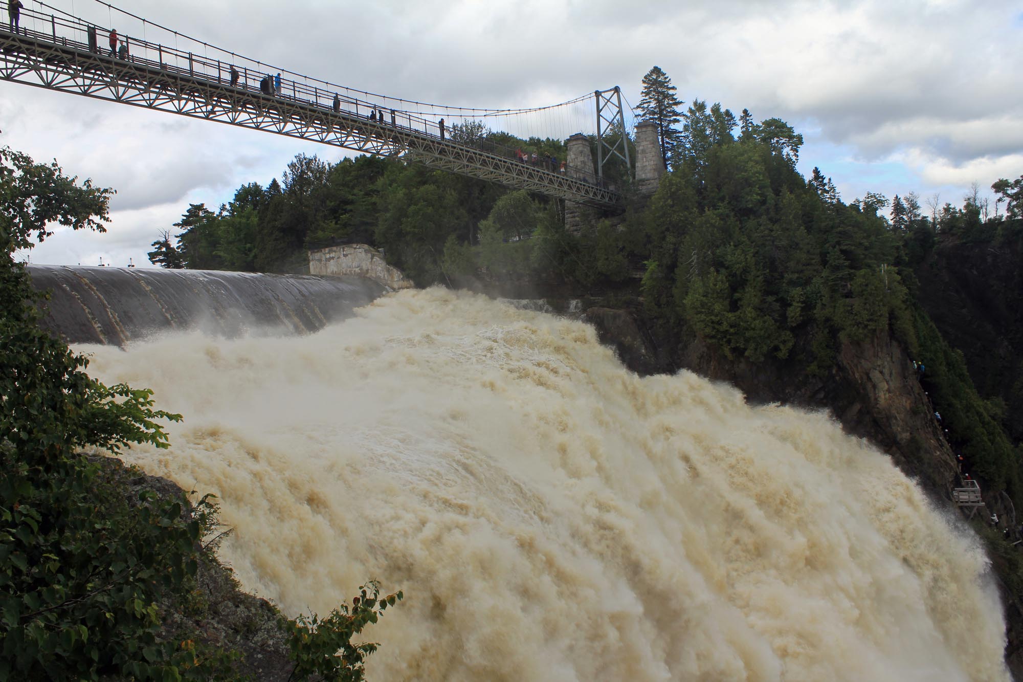 Chutes de Montmorency, pont