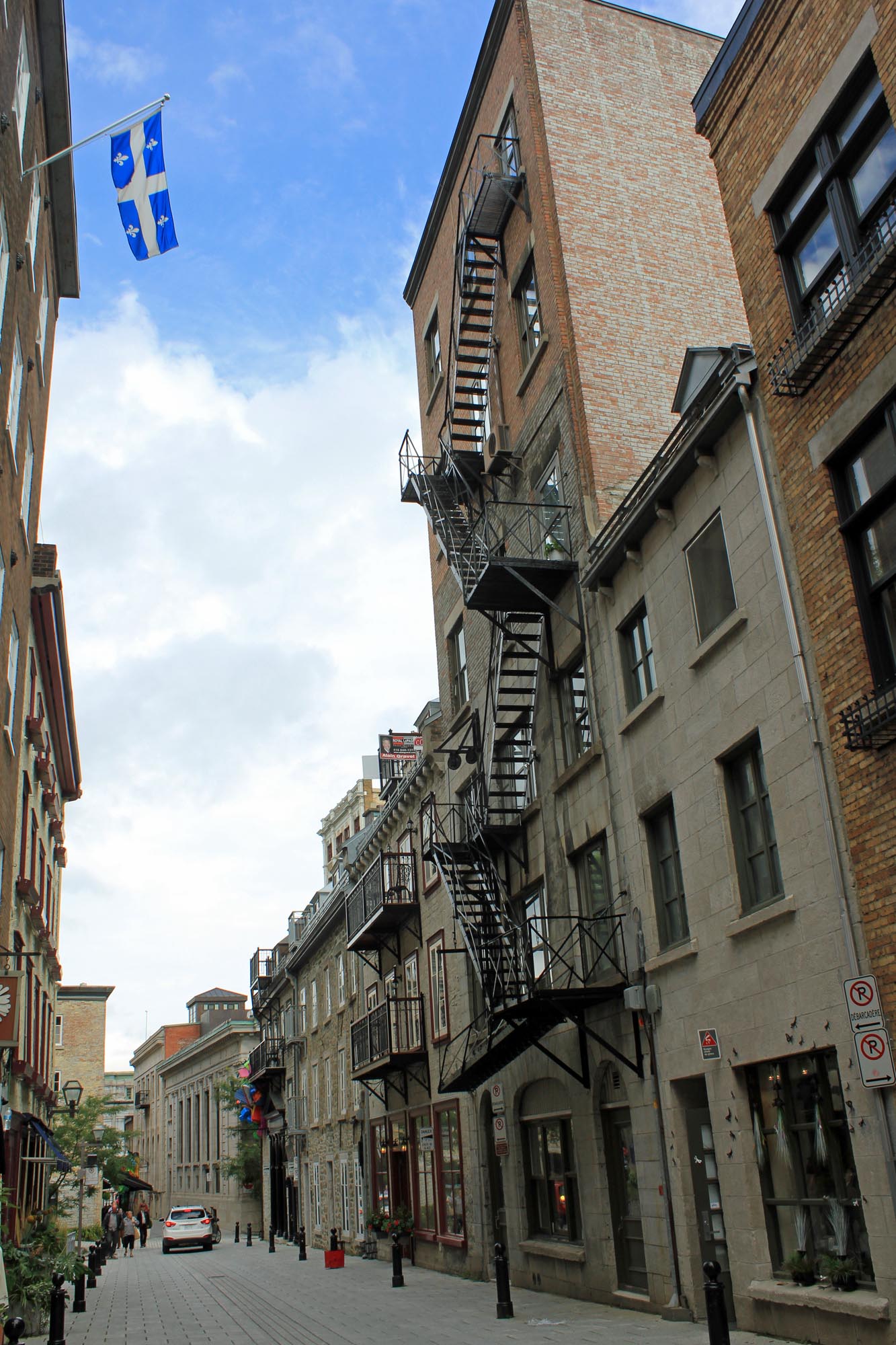 Québec ville, rue Sault au matelos