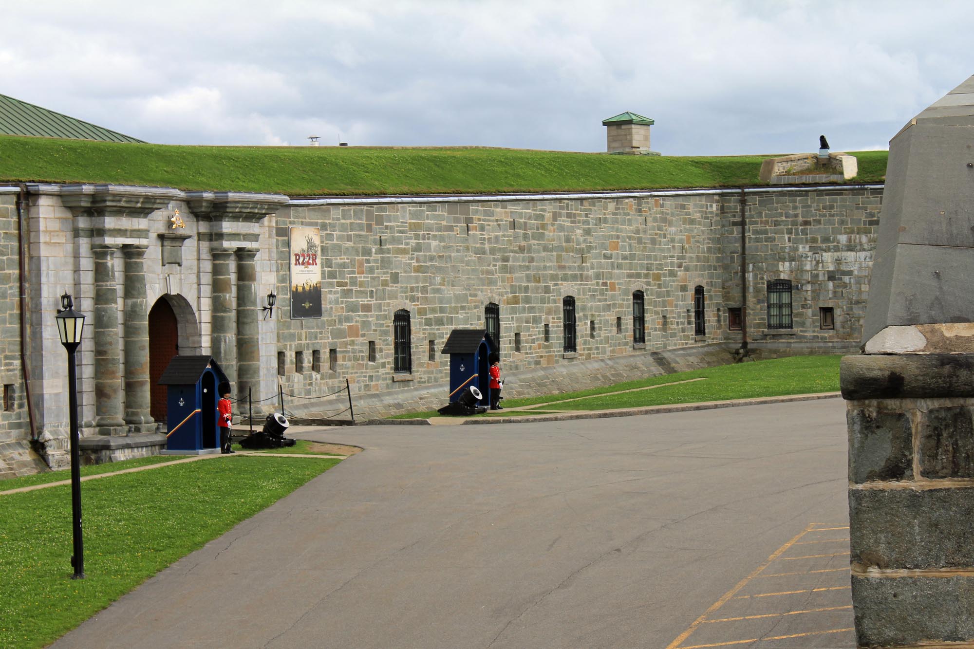 Québec ville, citadelle, porte Dalhousle