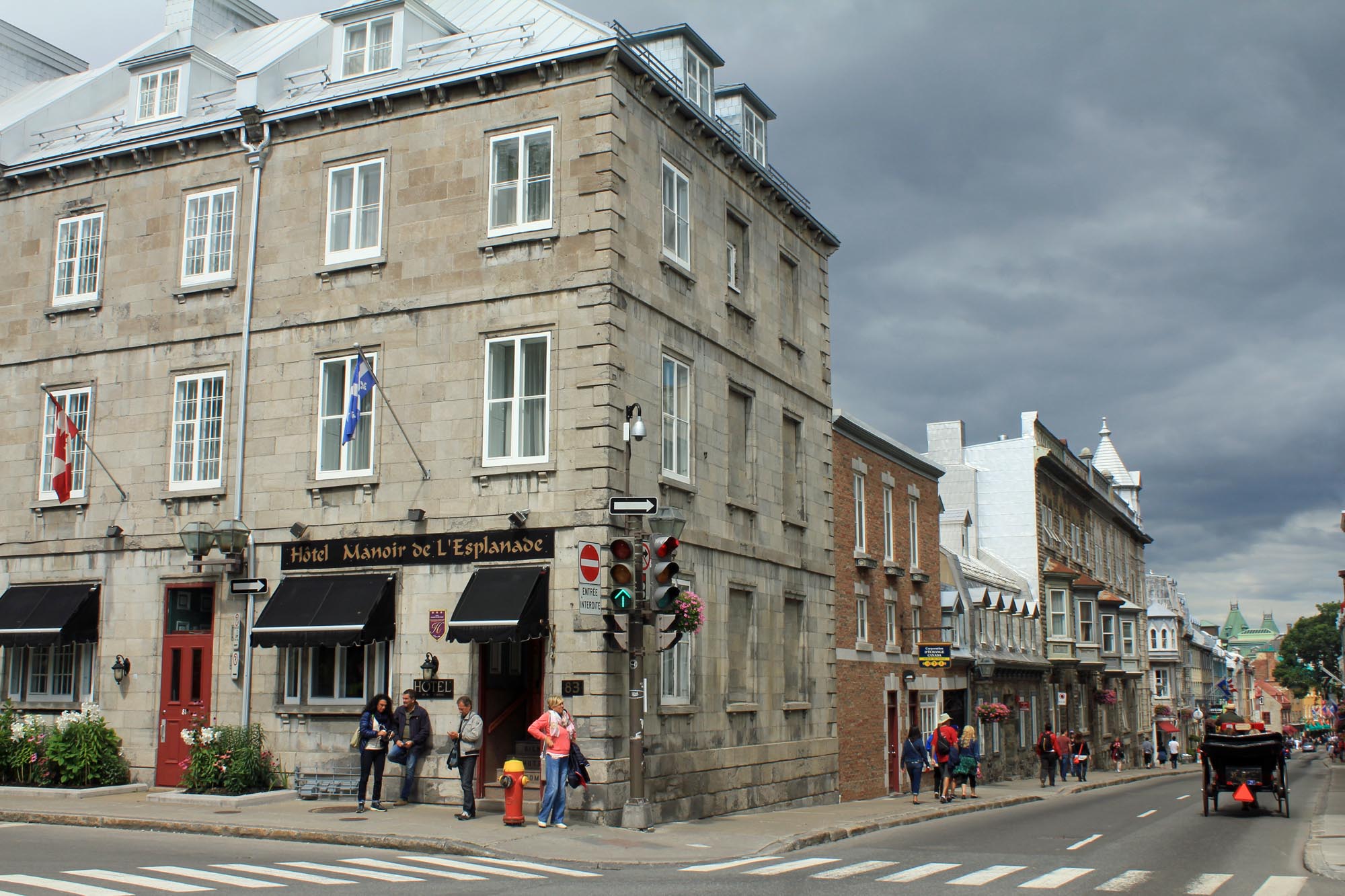 Québec ville, rue St-Louis