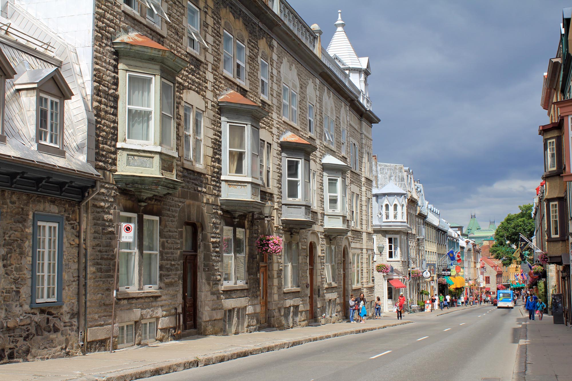 Québec ville, rue Saint-Louis