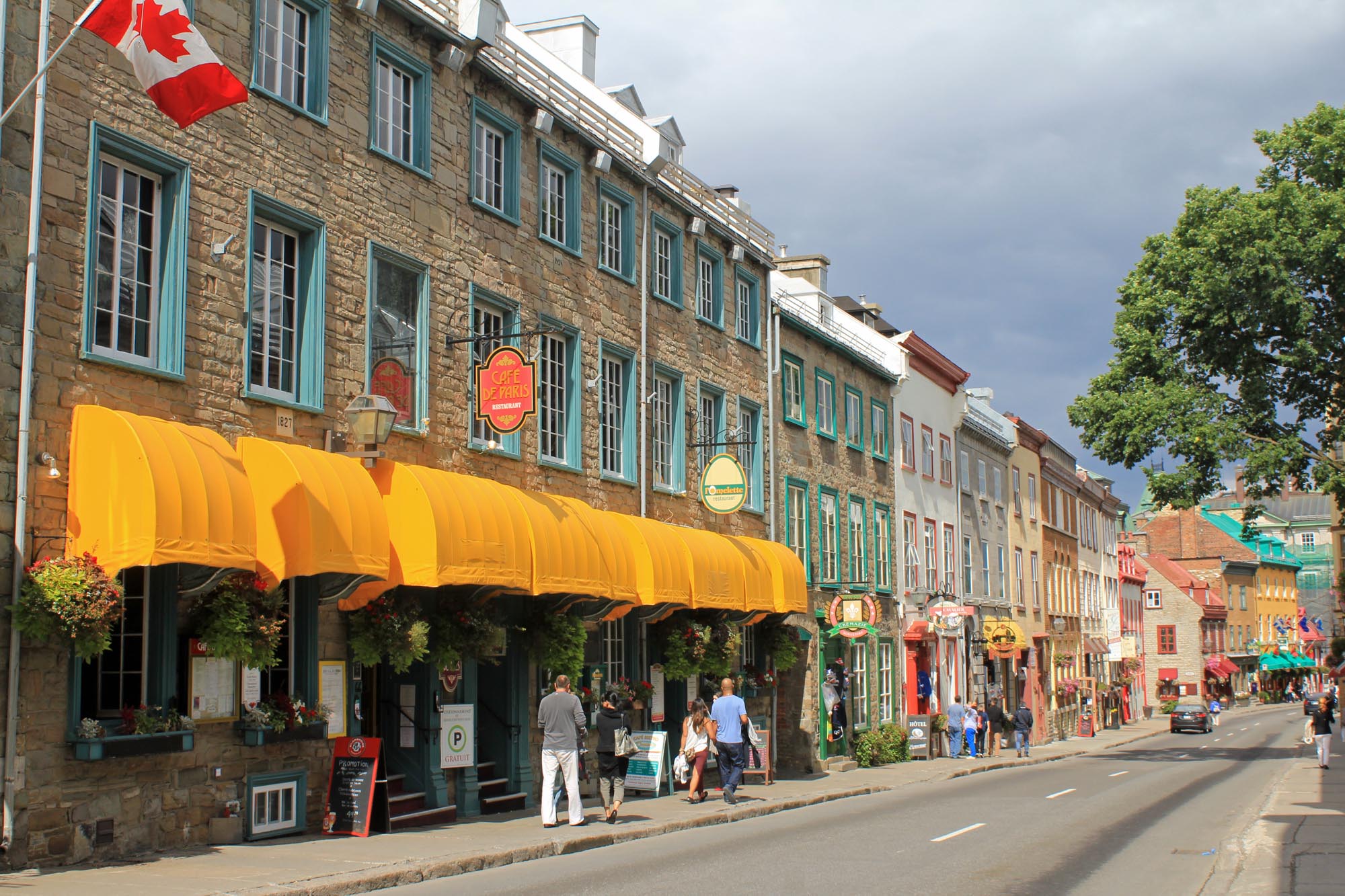 Québec, vieille ville, rue St-Louis