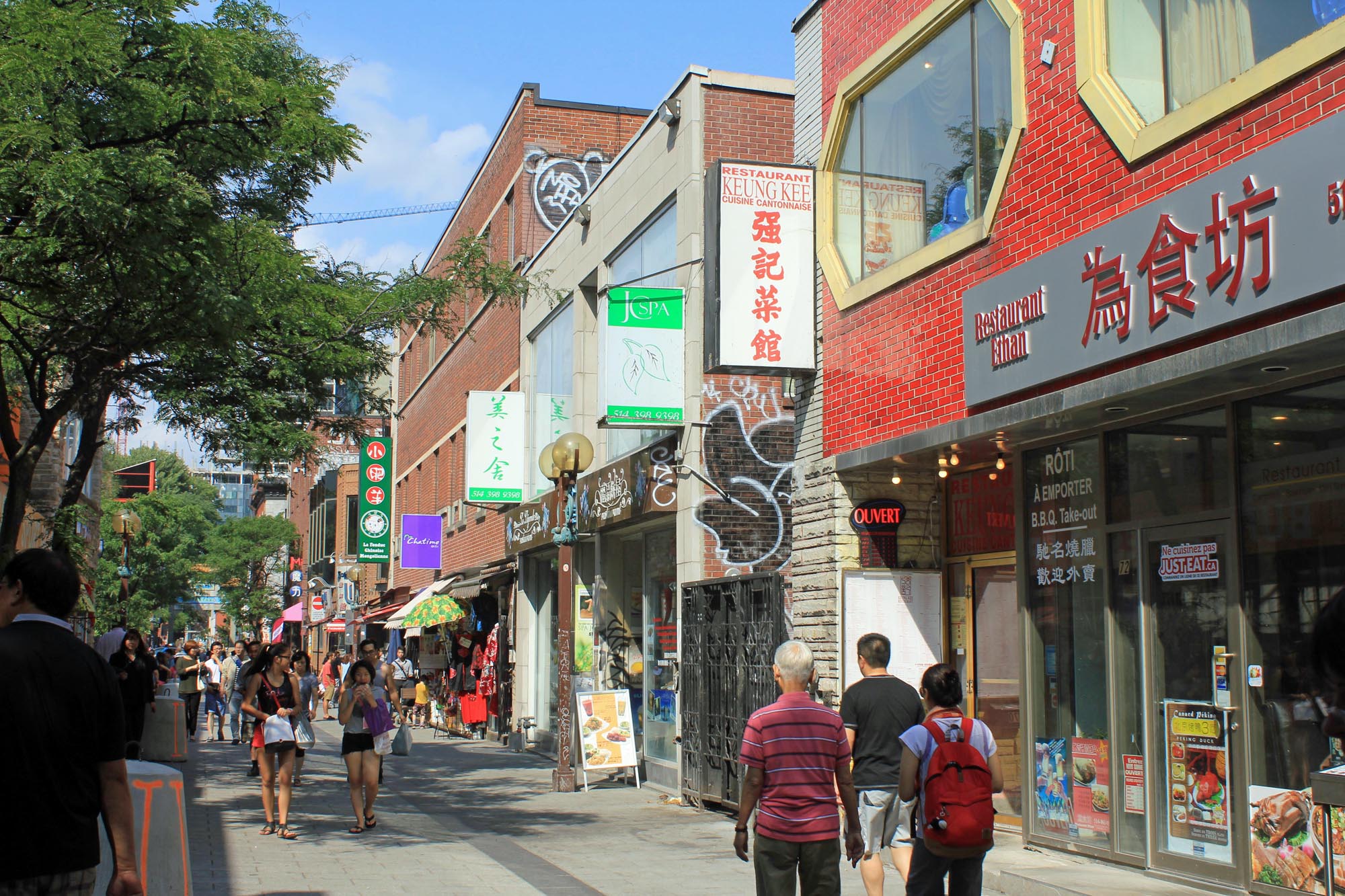 Le quartier chinois de Montréal