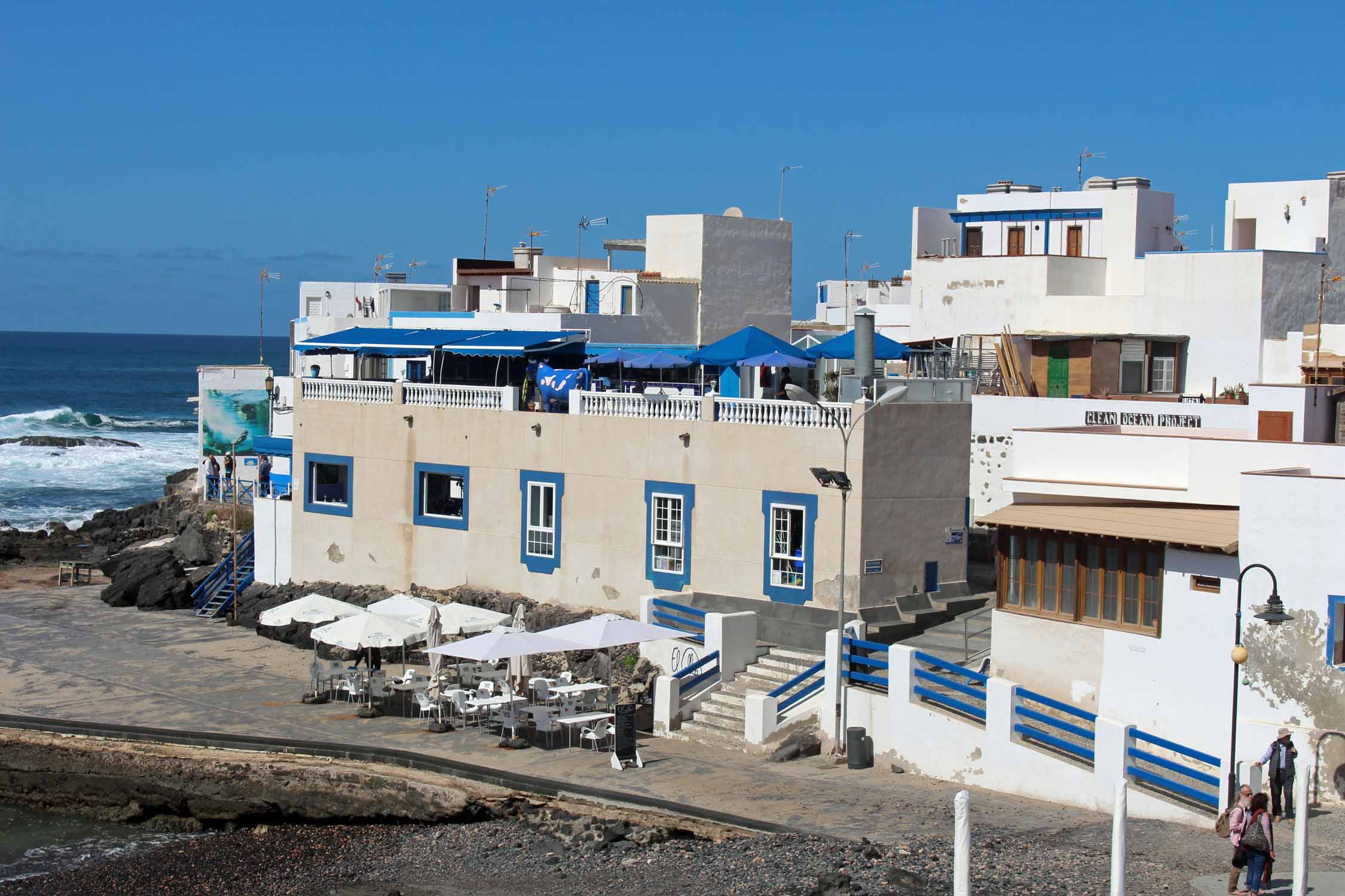Fuerteventura, El Cotillo, maisons typiques