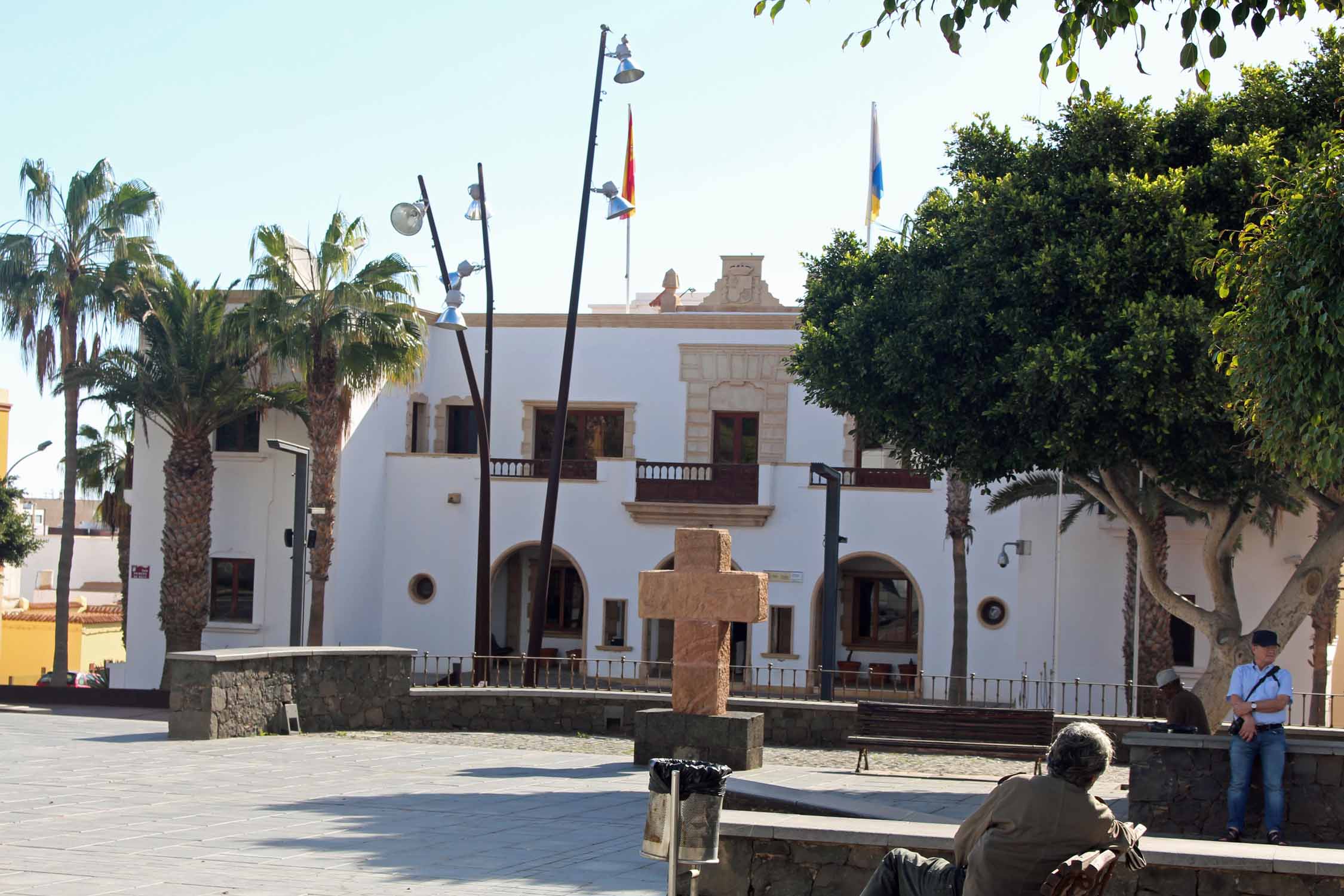 Fuerteventura, Puerto del Rosario, place de l'église