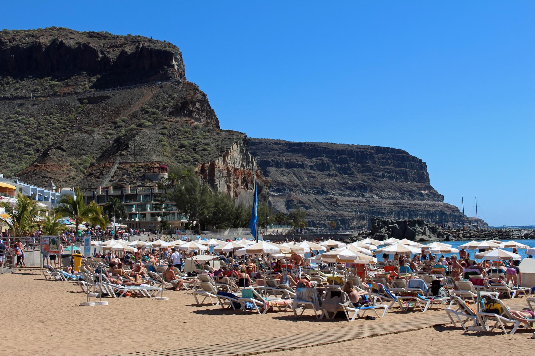 Grande Canarie, Puerto de Mogan, plage