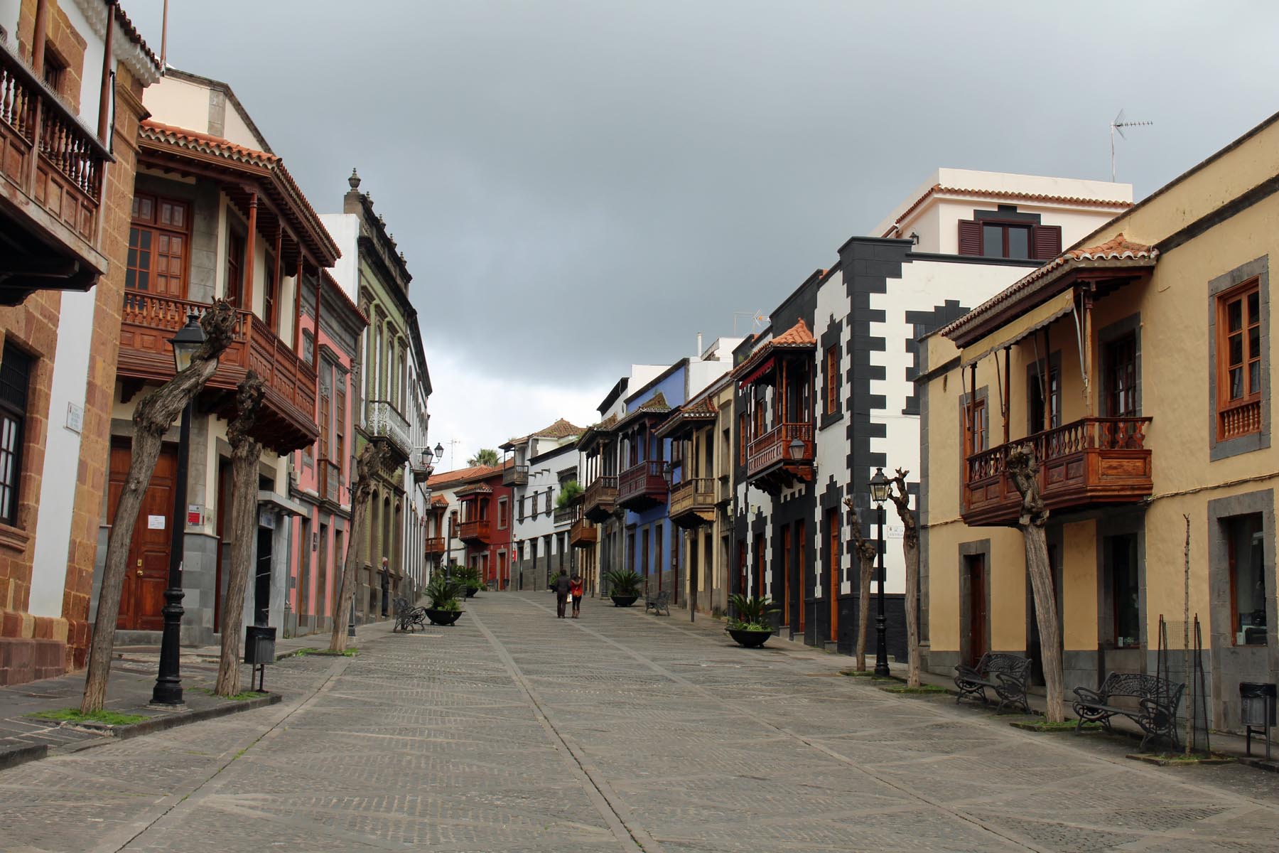 Grande Canarie, Teror, calle Real