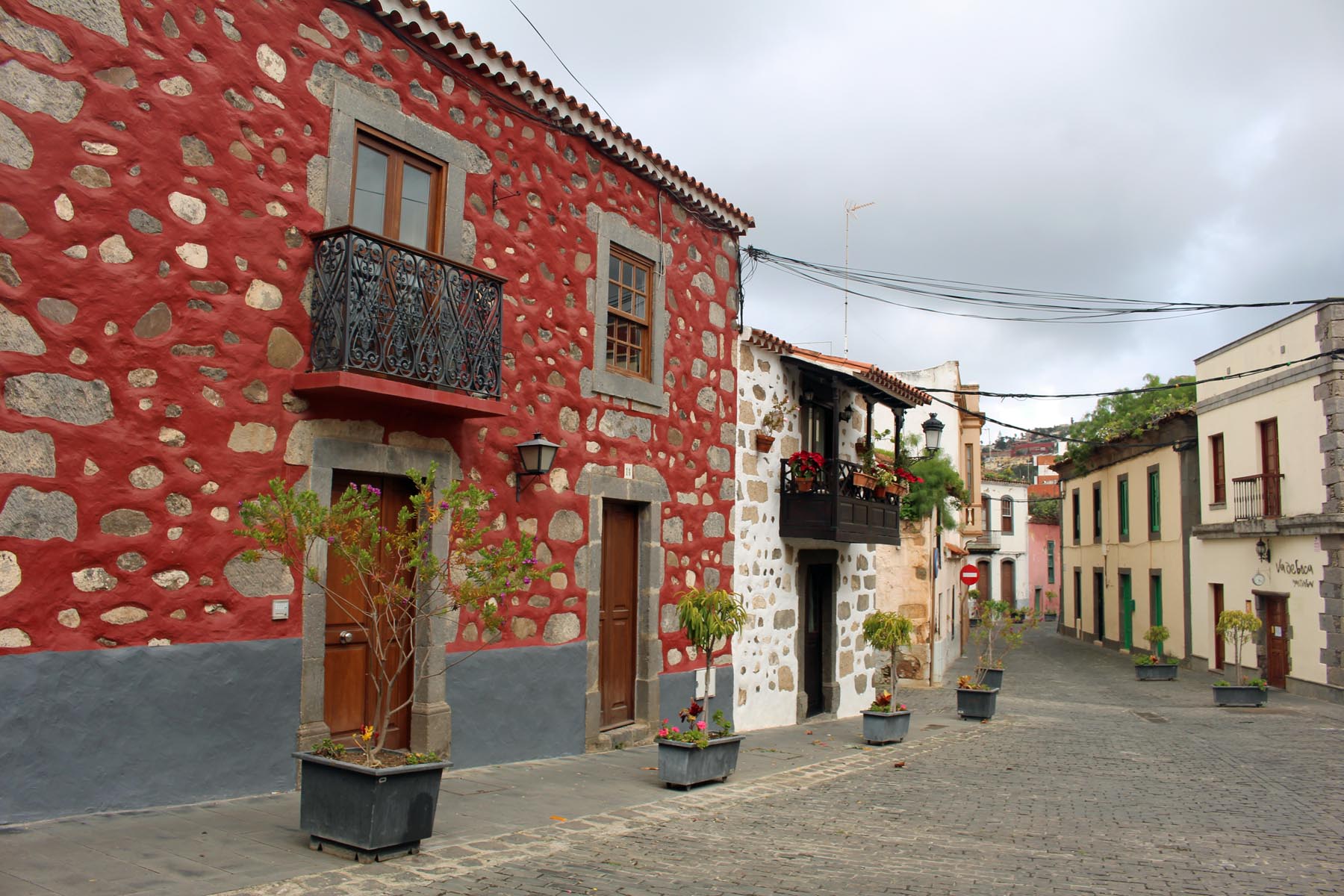 Grande Canarie, Santa Brigida, maisons