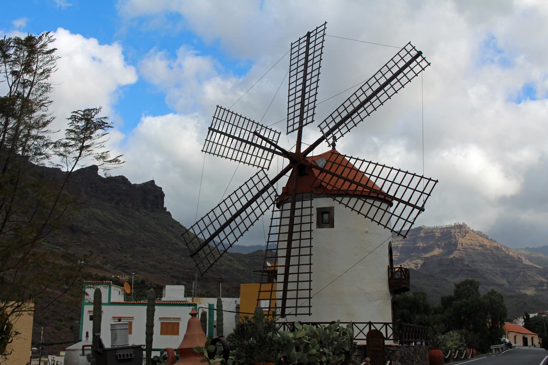 Grande Canarie, Mogan, moulin