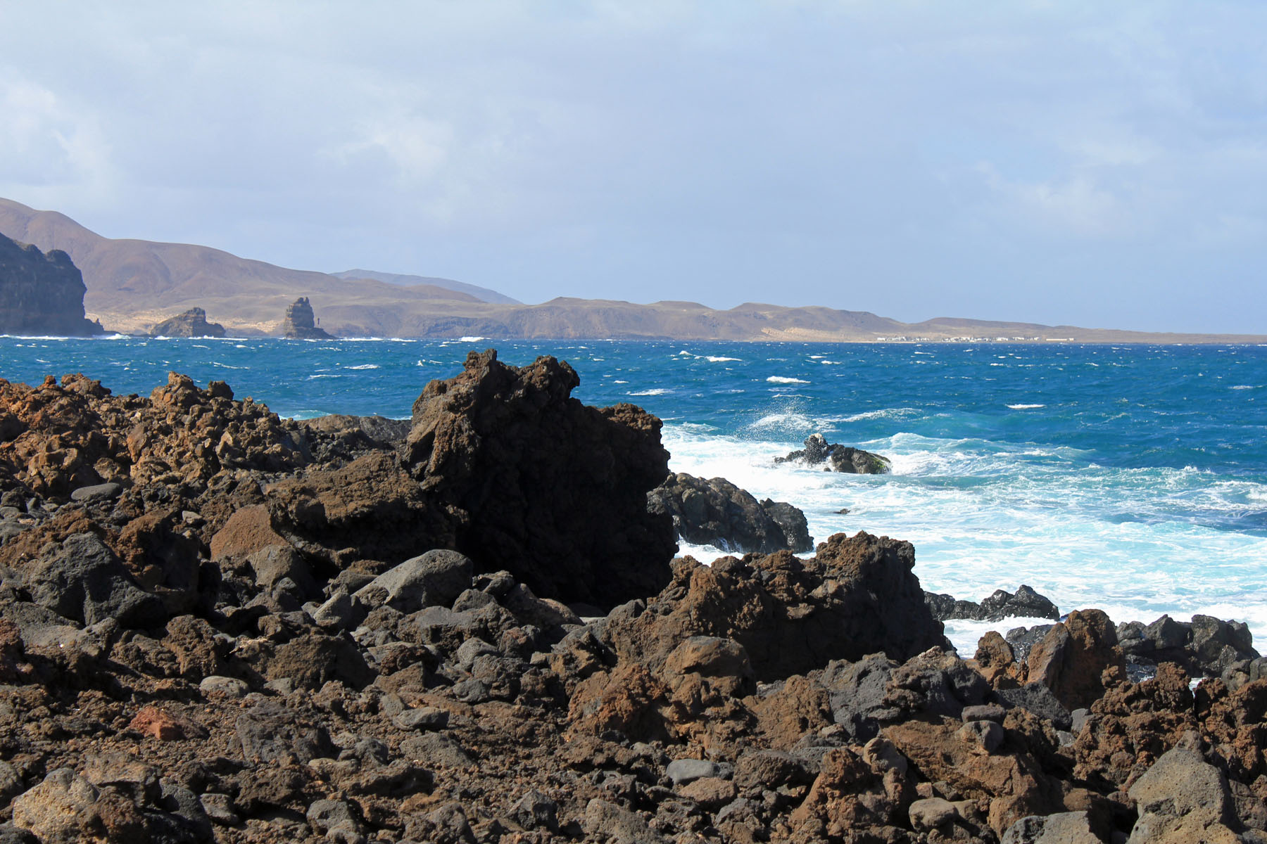 Lanzarote, Orzola, paysage