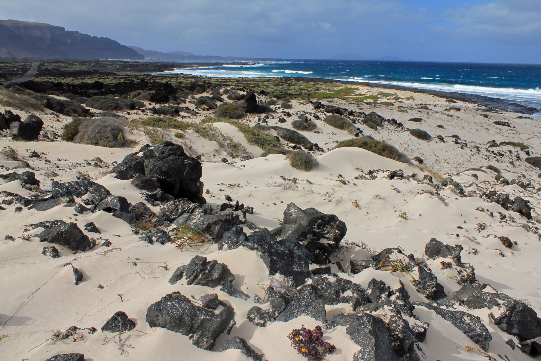 Lanzarote, plage de Bajo de los Sables