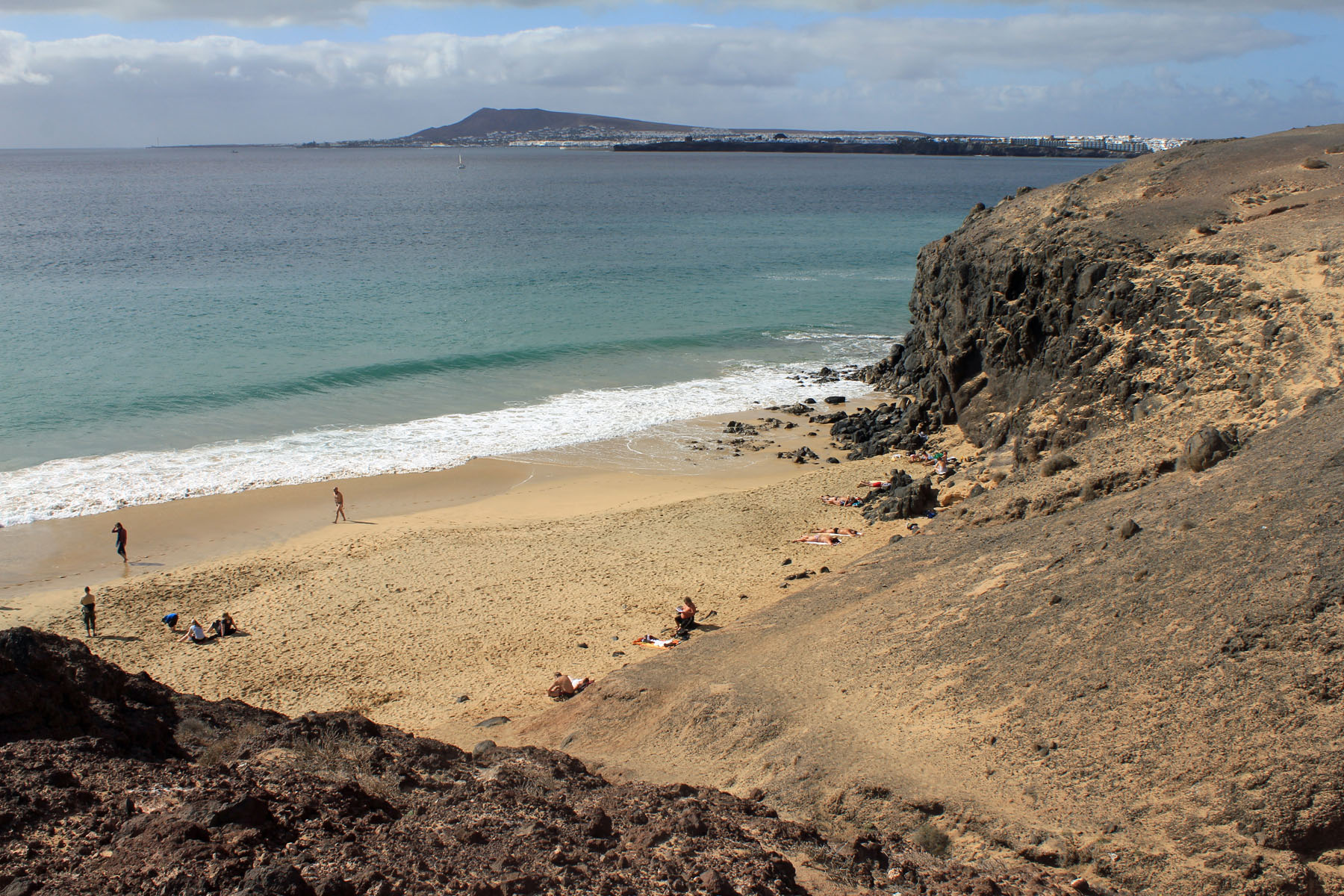 Lanzarote, playa de Papagayo, Canaries