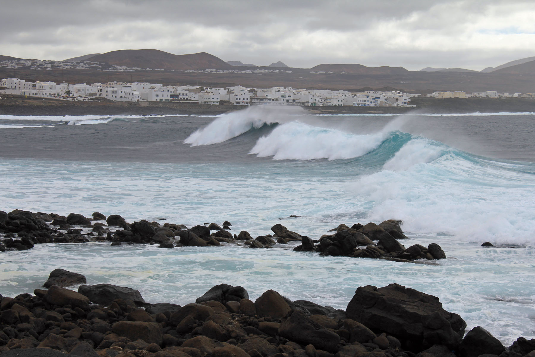 Lanzarote, la Isleta, vague, surf