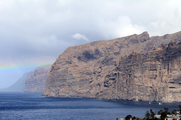 Los Gigantes, falaise