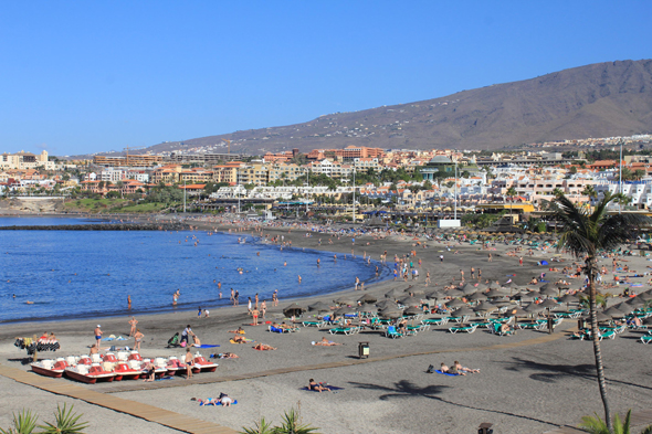 Ténérife, la plage de Fañabe