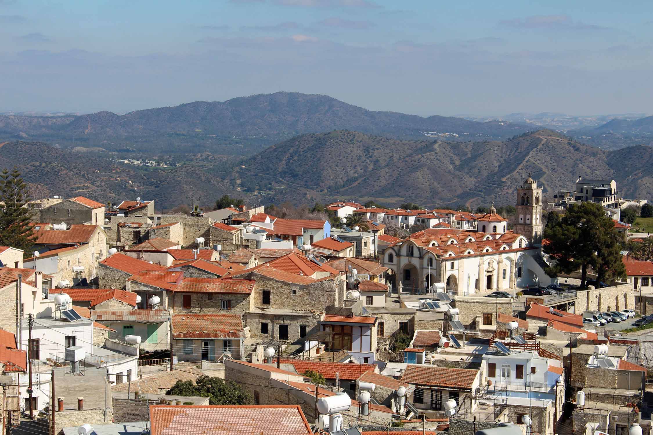 Chypre, Lefkara, paysage