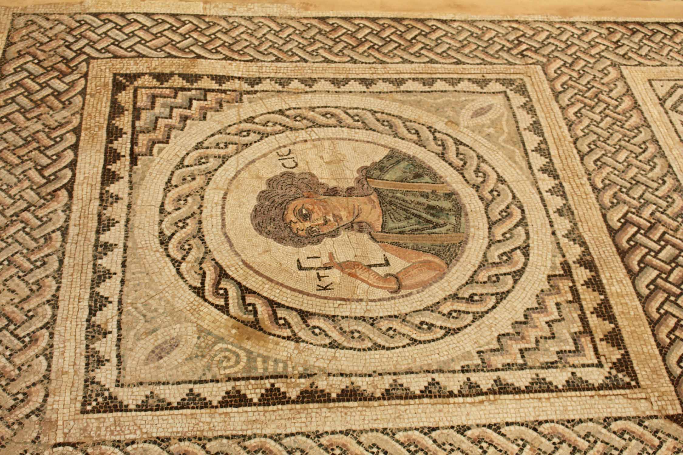Kourion, site archéologique, mosaïque