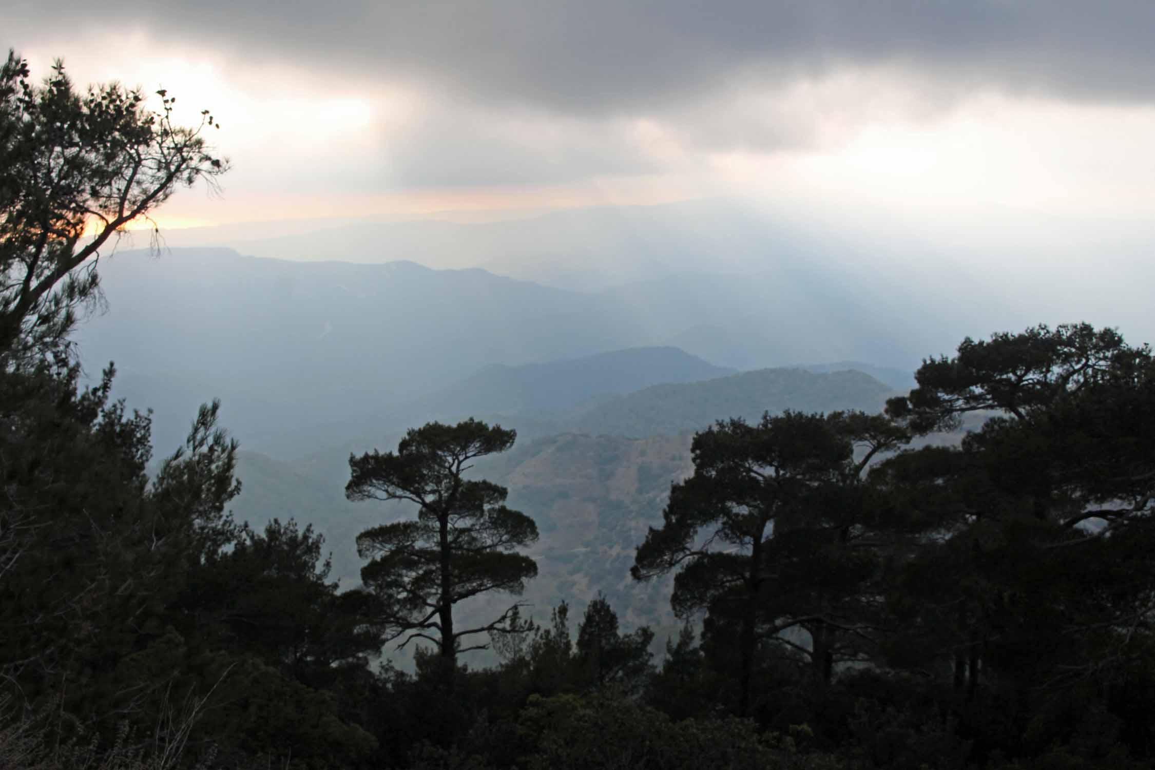 Troodos, Prodromos, paysage