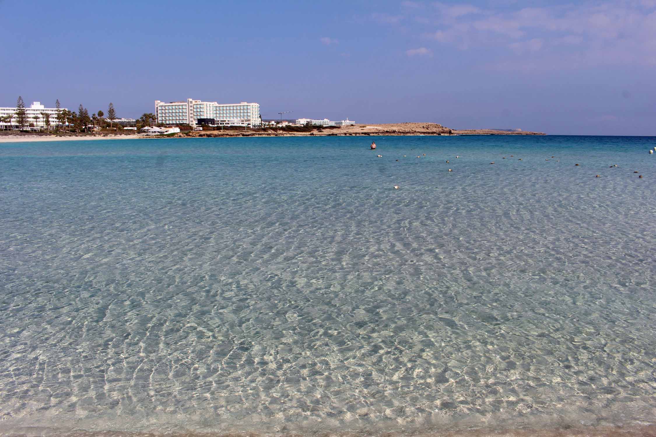 Chypre, Ayia Napa, plage de Latchi