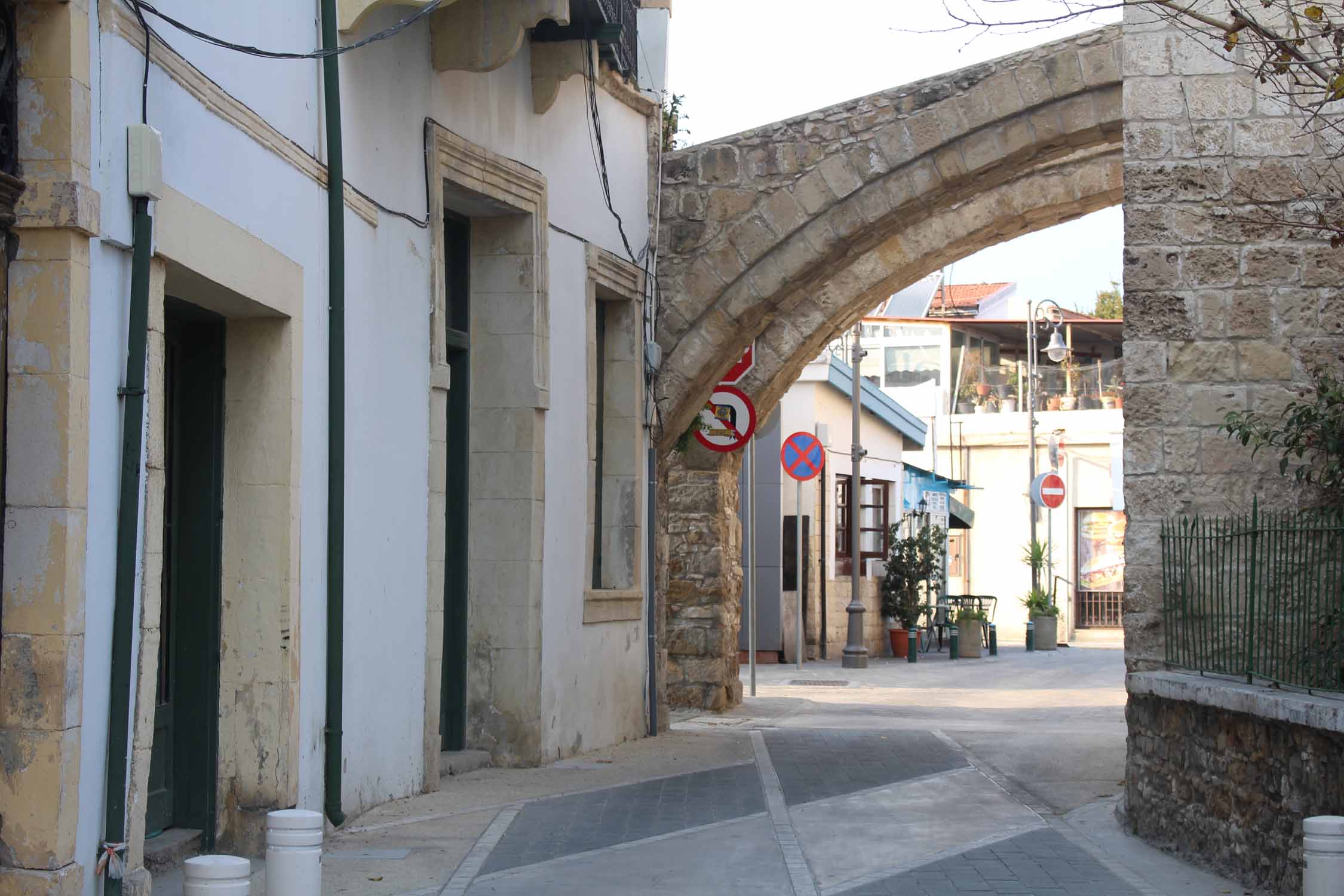 Chypre, Larnaca, rue typique