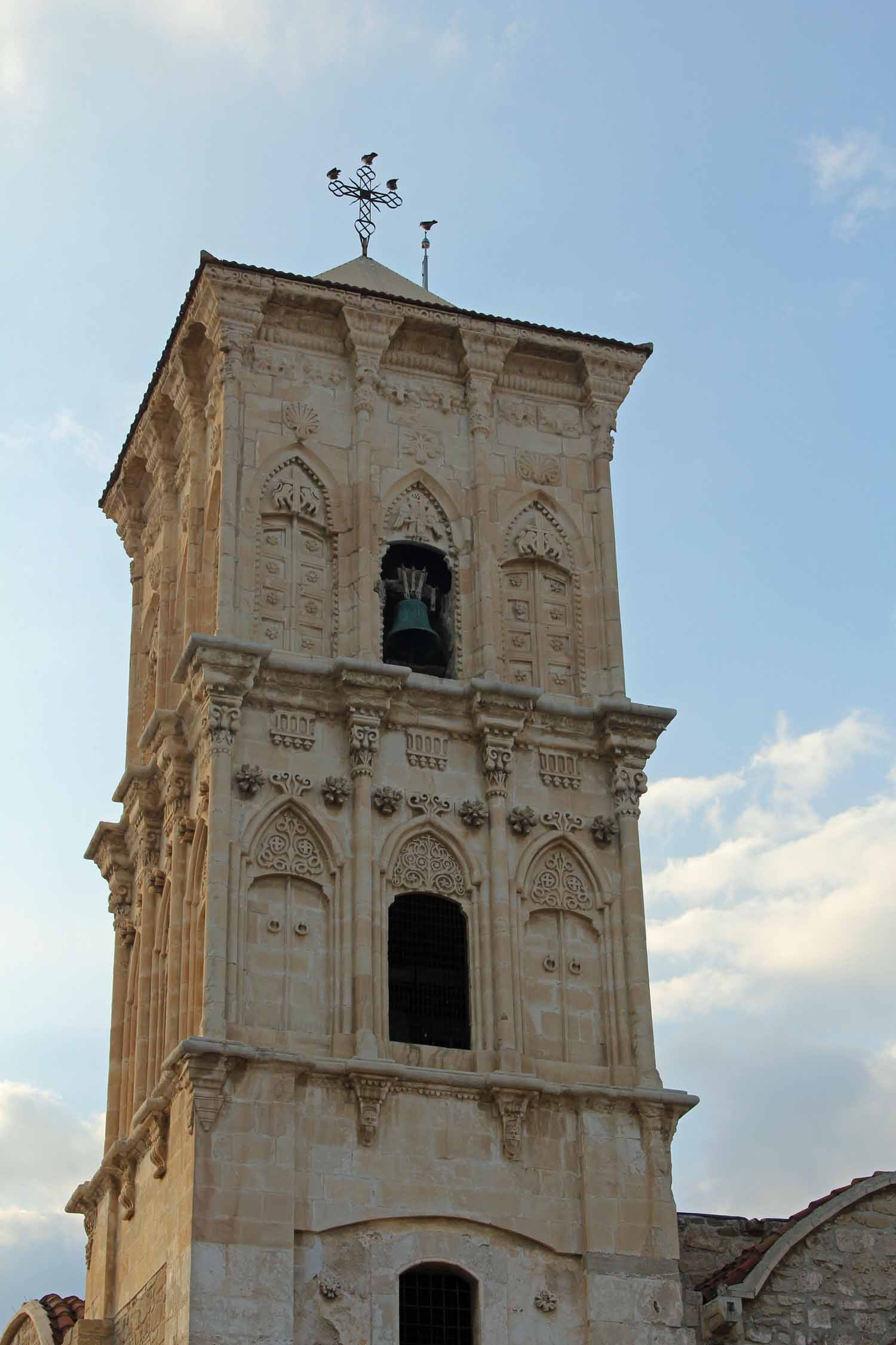 Chypre, Larnaca, église Saint-Lazare, tour