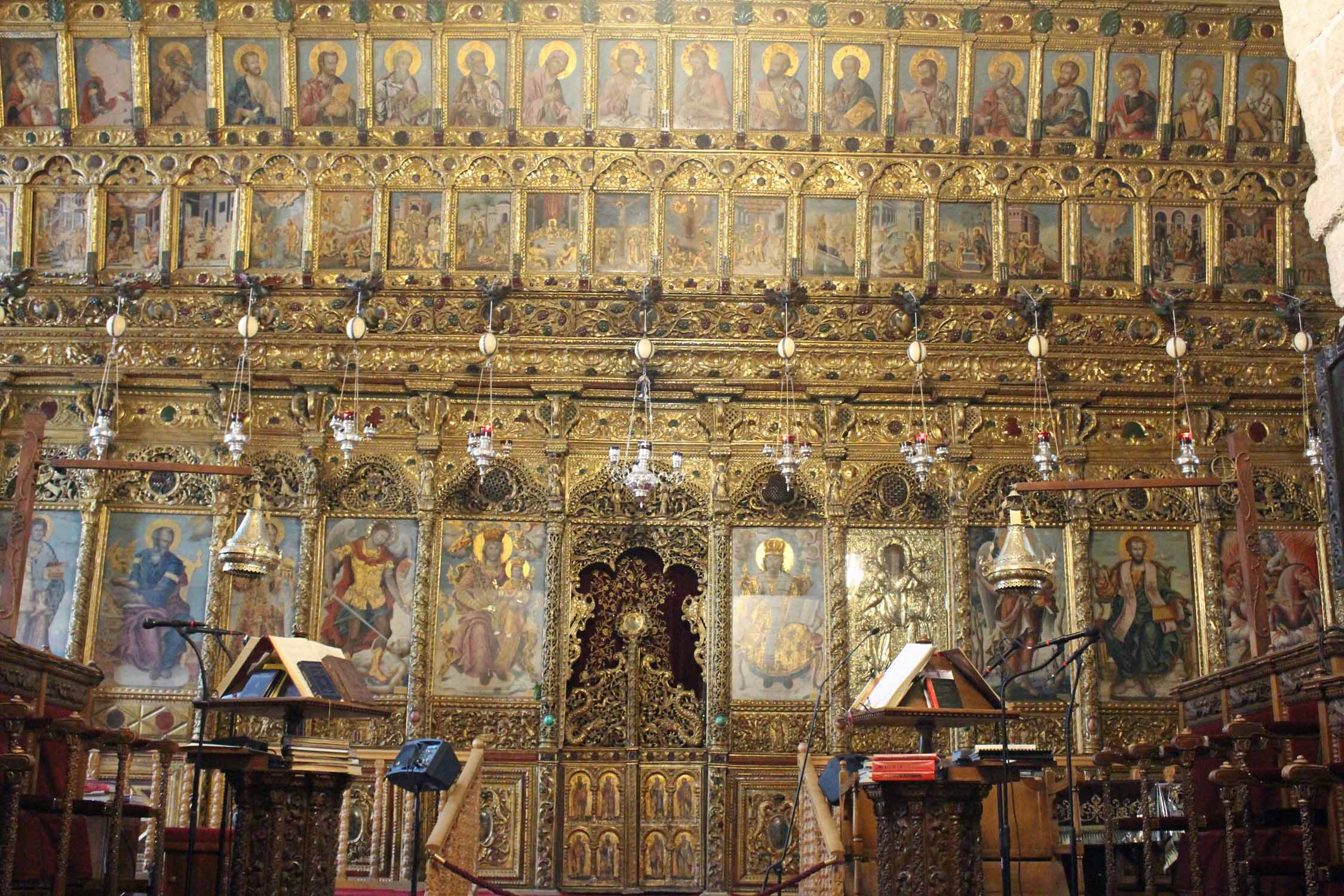 Chypre, Larnaca, église Saint-Lazare, iconostase