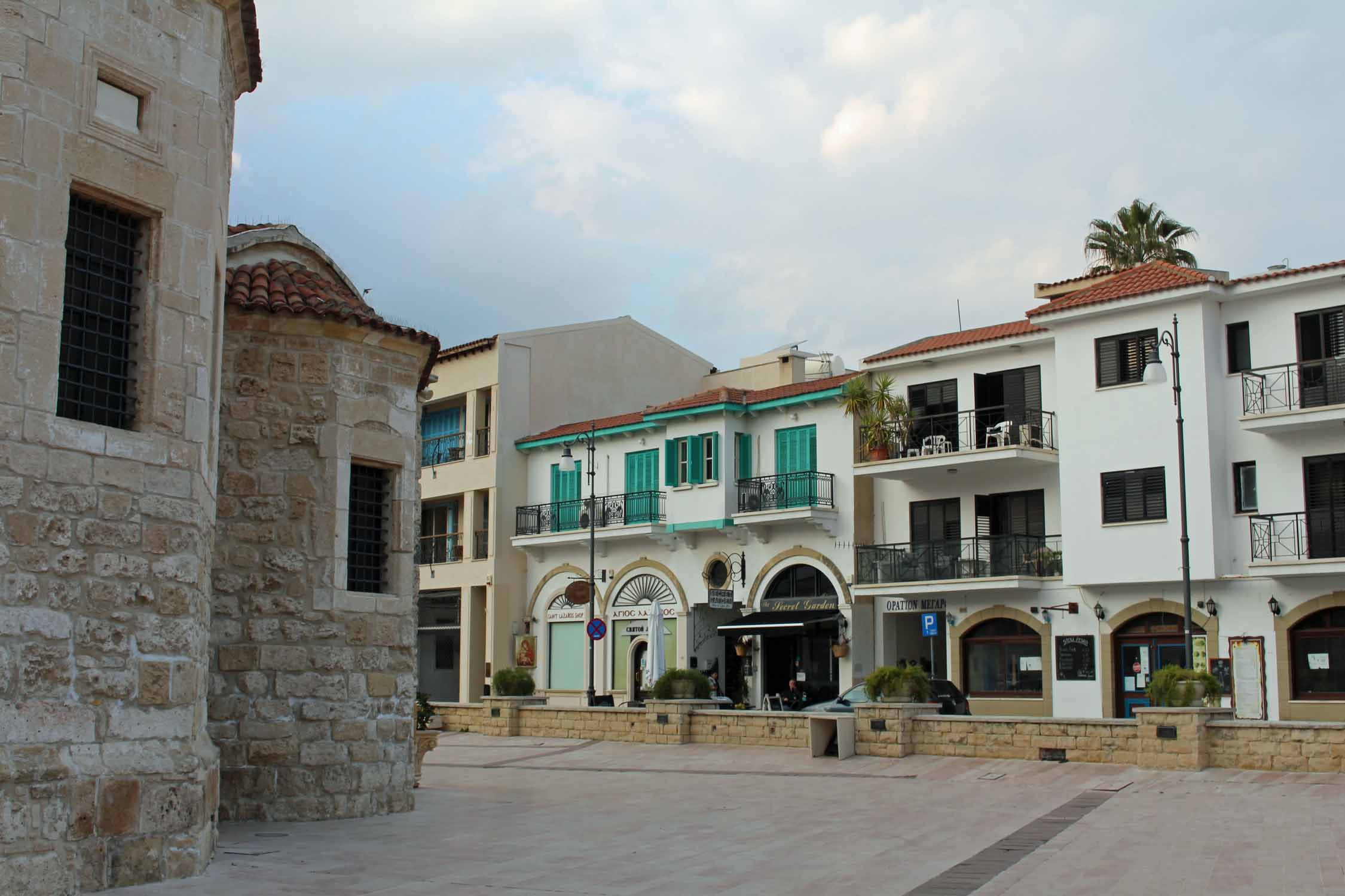 Chypre, Larnaca, place de l'église