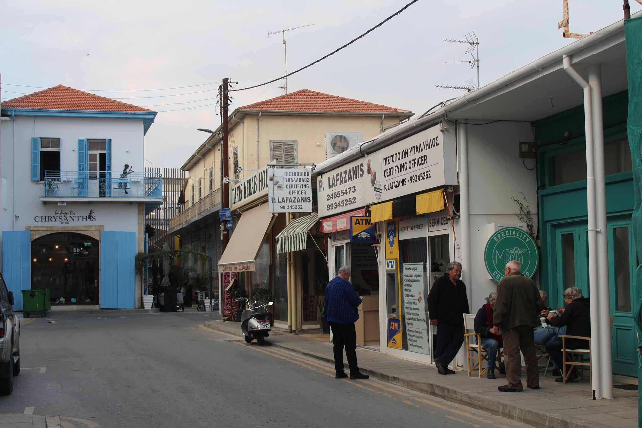 Chypre, Larnaca, rue colorée