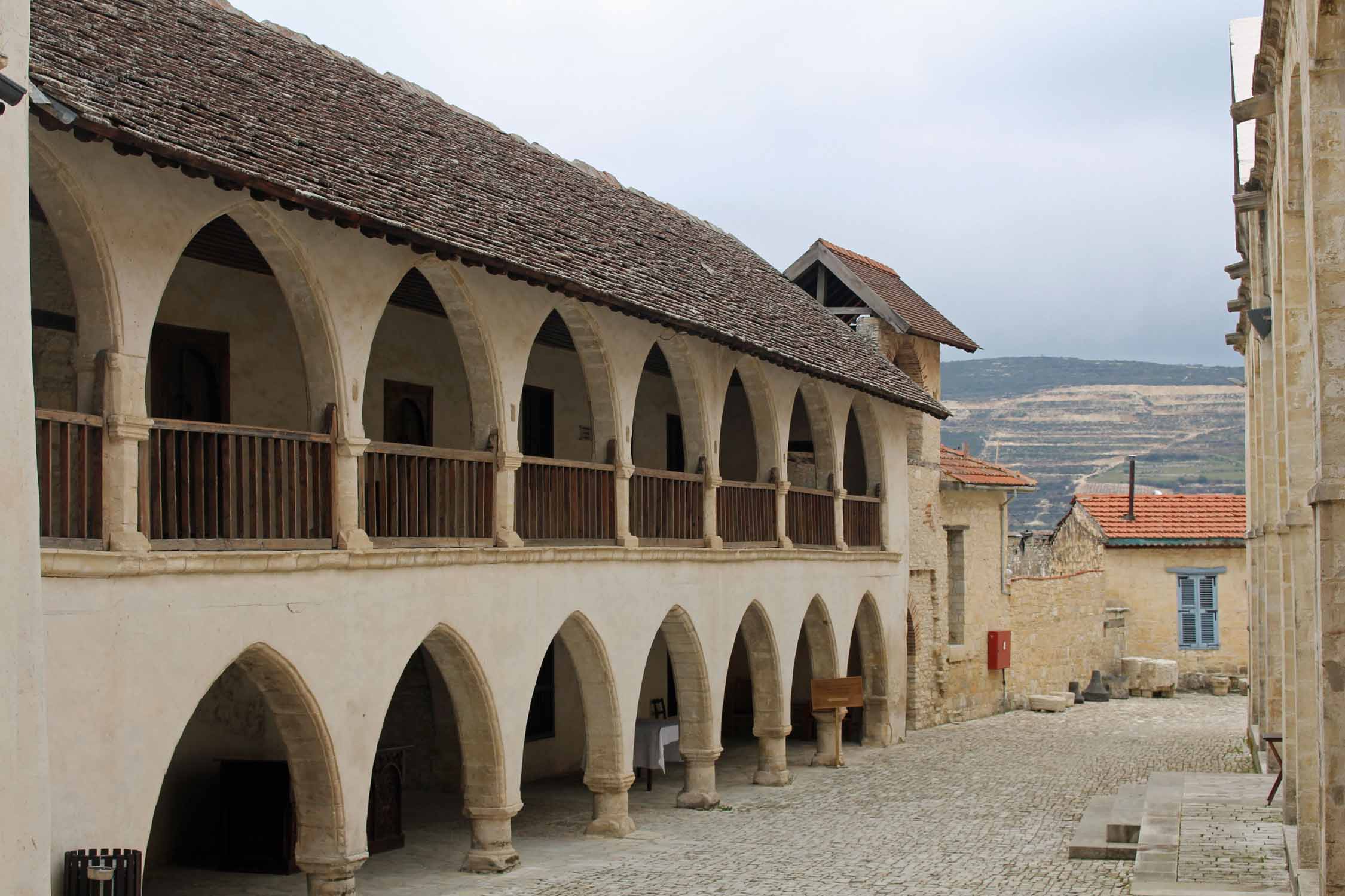 Chypre, Omodos, monastère Timios Stavros