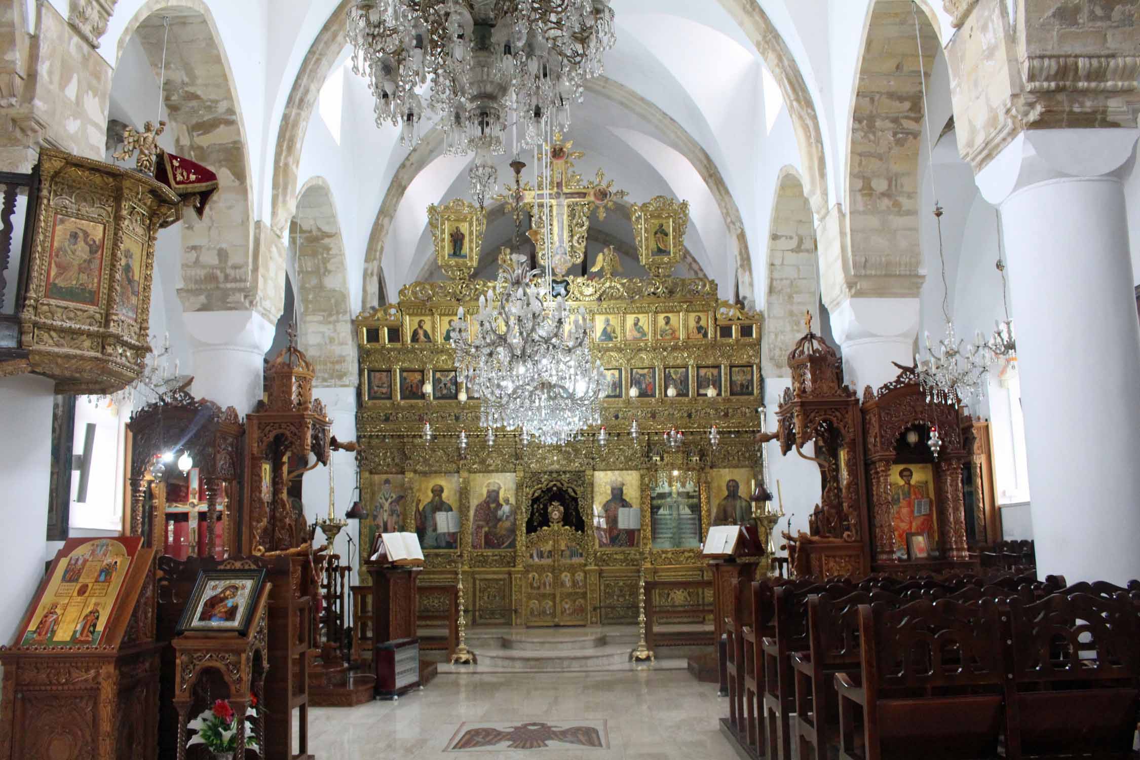 Omodos, monastère, Timios Stavros, intérieur