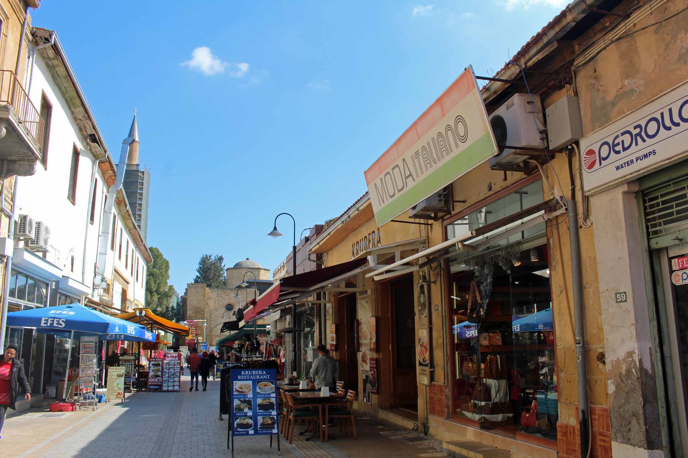 Chypre du Nord, Nicosie, rue typique