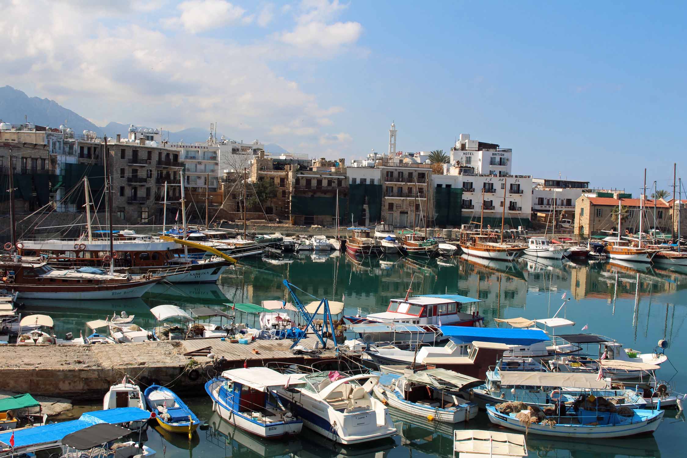 Chypre du Nord, Kyrenia, Girne, bateaux de pêche