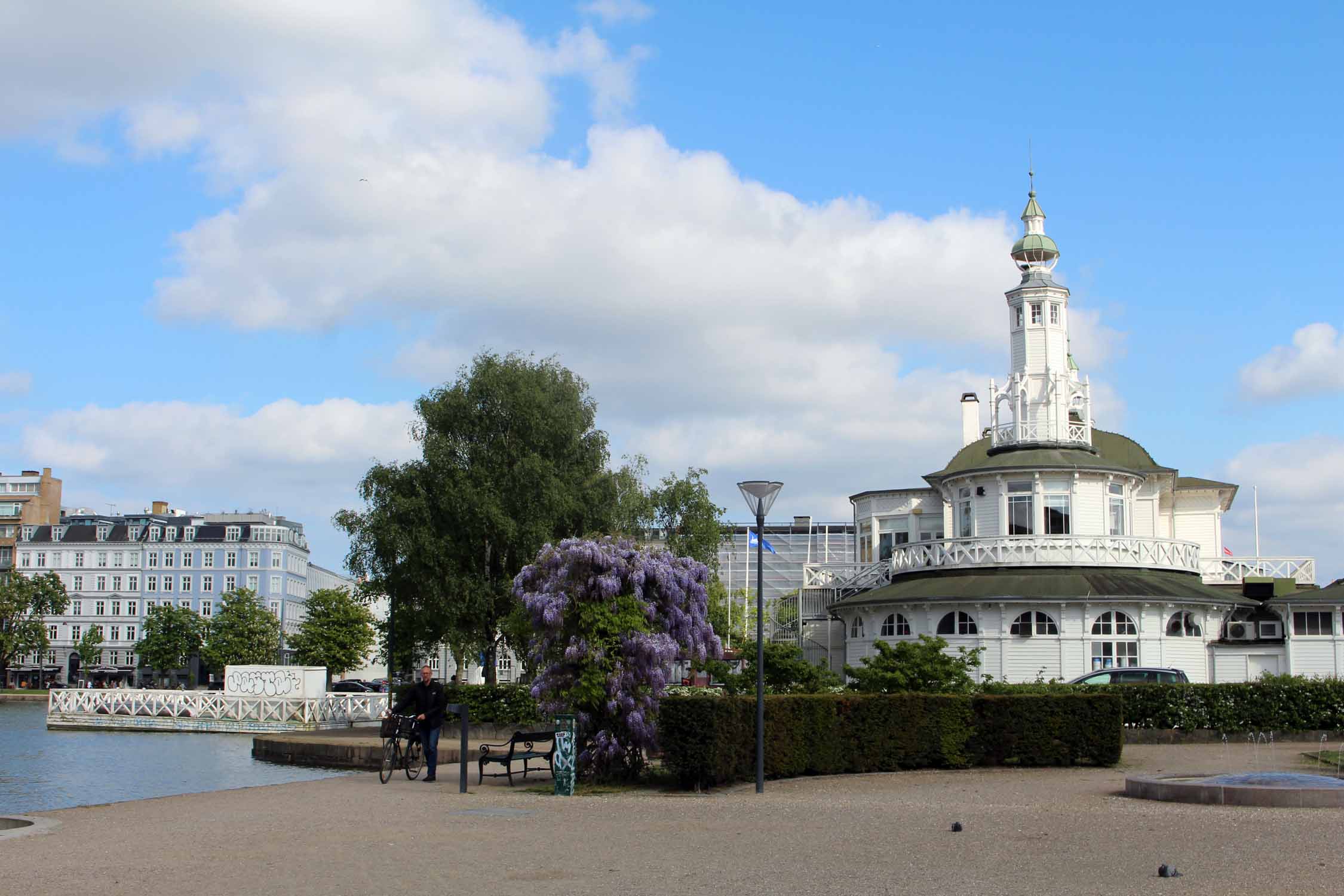 Copenhague, lake Pavilion