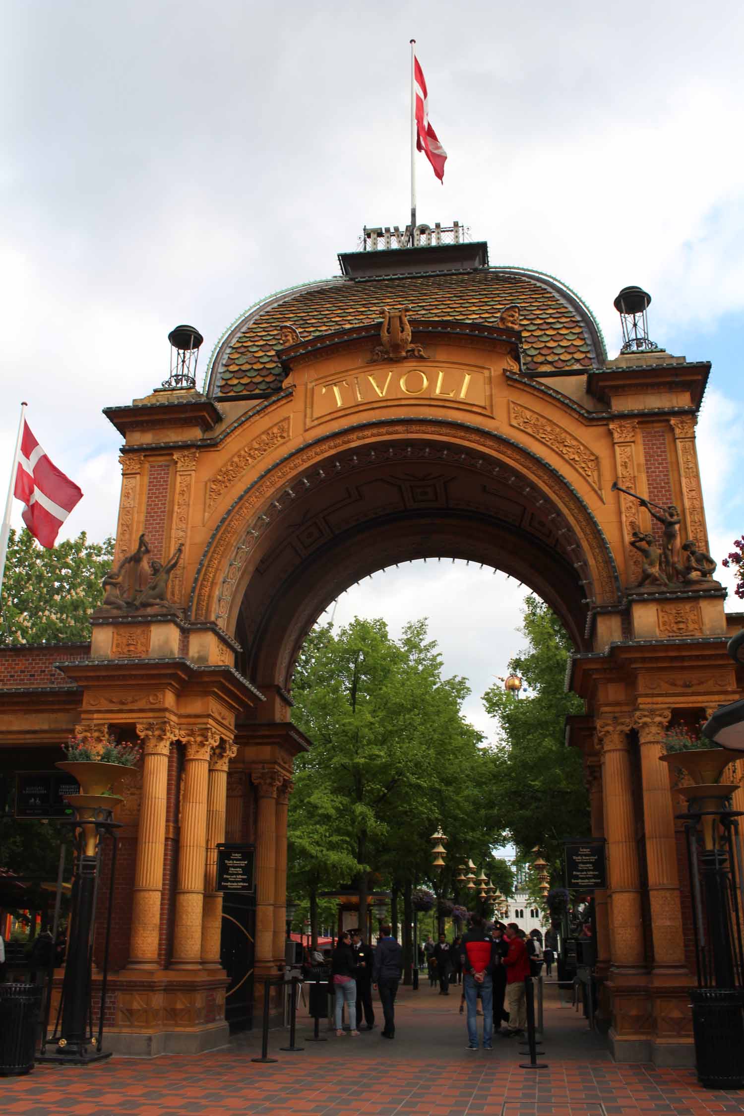 Copenhague, Tivoli, entrée